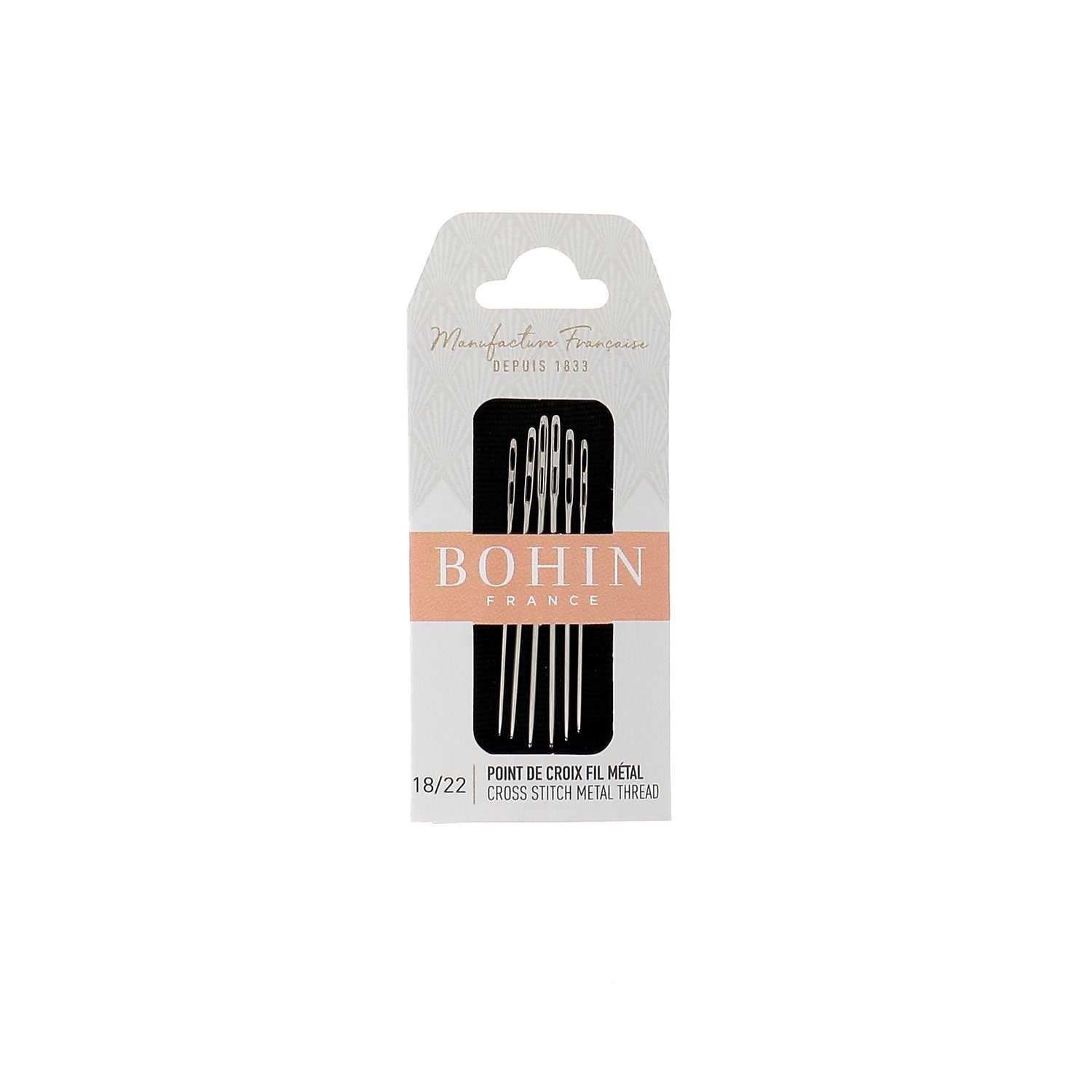 Bohin Tapestry Hand Sewing Needles - Premium French Embroidery Needles for Cross Stitch, Needlepoint & Fabric Crafts | Perfect for DIY Projects, Quilting & Home Decor