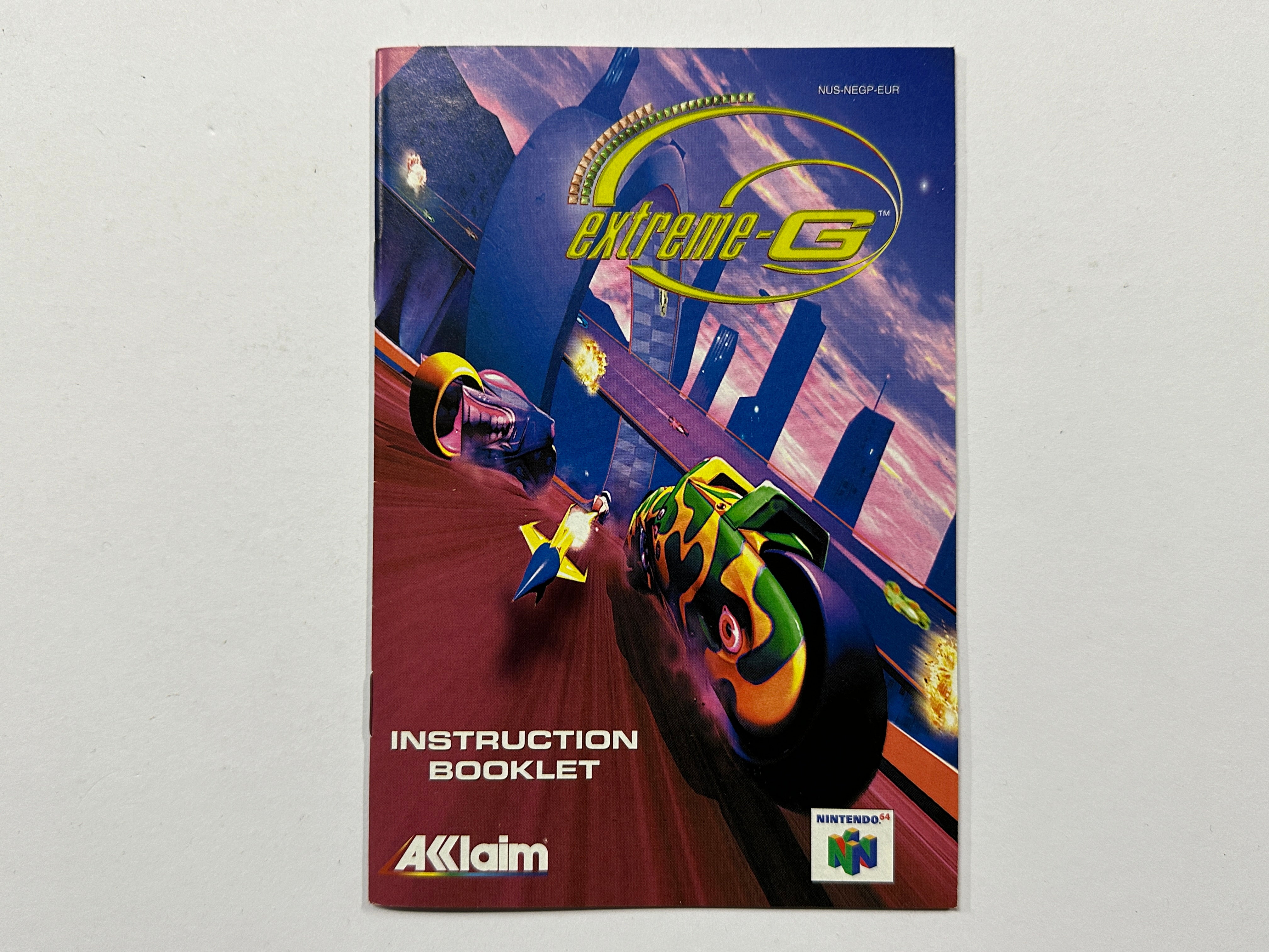 Extreme G Official Game Manual - Complete Guide & Walkthrough for Extreme G Racing - Perfect for Gamers, Collectors & Racing Enthusiasts - Use for Game Reference, Strategy Tips & Nostalgic Gaming Sessions