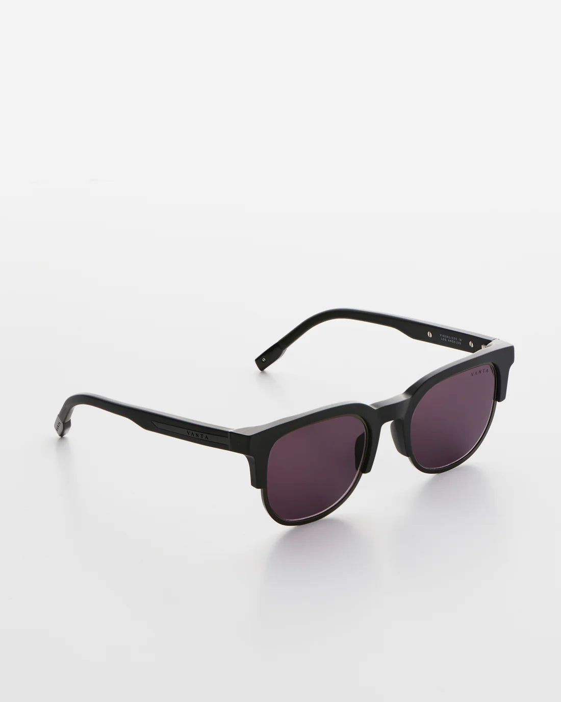 VANTA Matar Sunglasses - Matte Black & Black Metal Frame - UV Protection, Polarized, Lightweight - Perfect for Driving, Outdoor Sports & Fashion