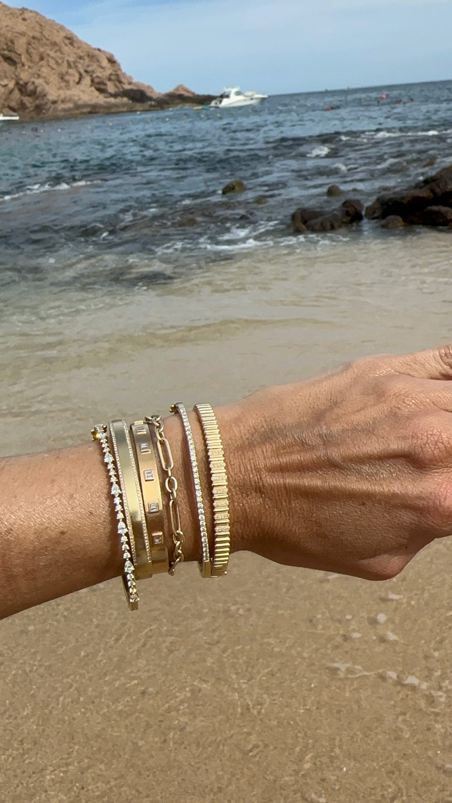 3+1 Link Paperclip Bracelet for Women - Minimalist Gold Silver Jewelry for Everyday Wear, Office & Gift Giving