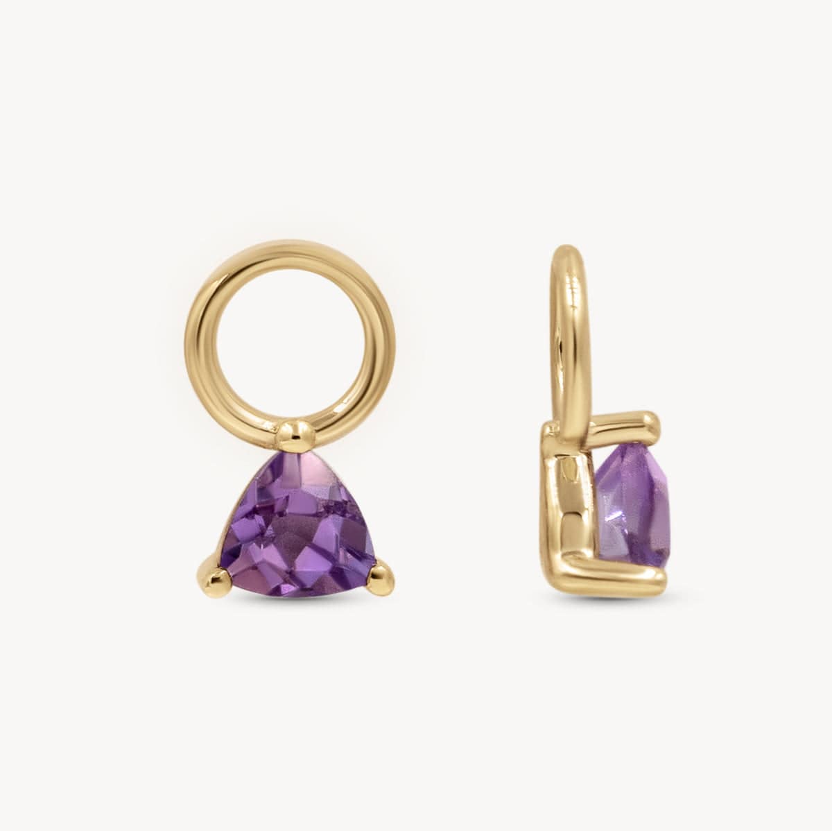 Mini Birthstone Huggie Charms - Dainty Sterling Silver Earrings for Women | Perfect for Everyday Wear, Gifts & Special Occasions