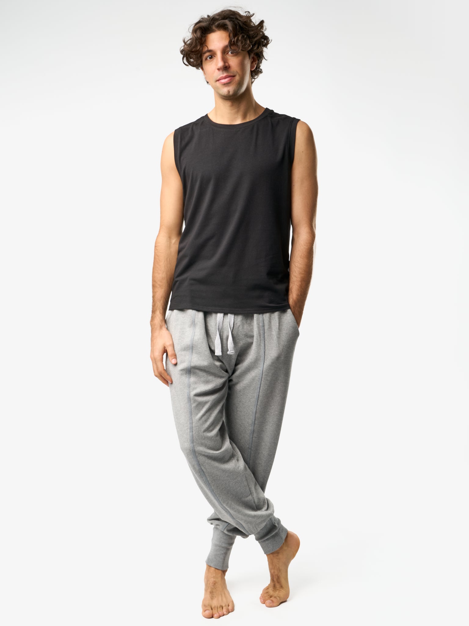 Men's Cotton Stretch Vest - Comfortable & Breathable for Gym, Running & Outdoor Activities