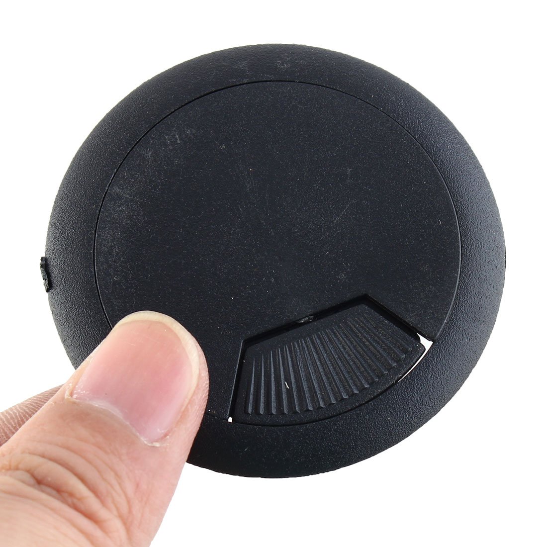 4-Pack PC Desk Plastic Grommet Cable Hole Cover - Cable Management Organizer for Home Office & Gaming Setup
