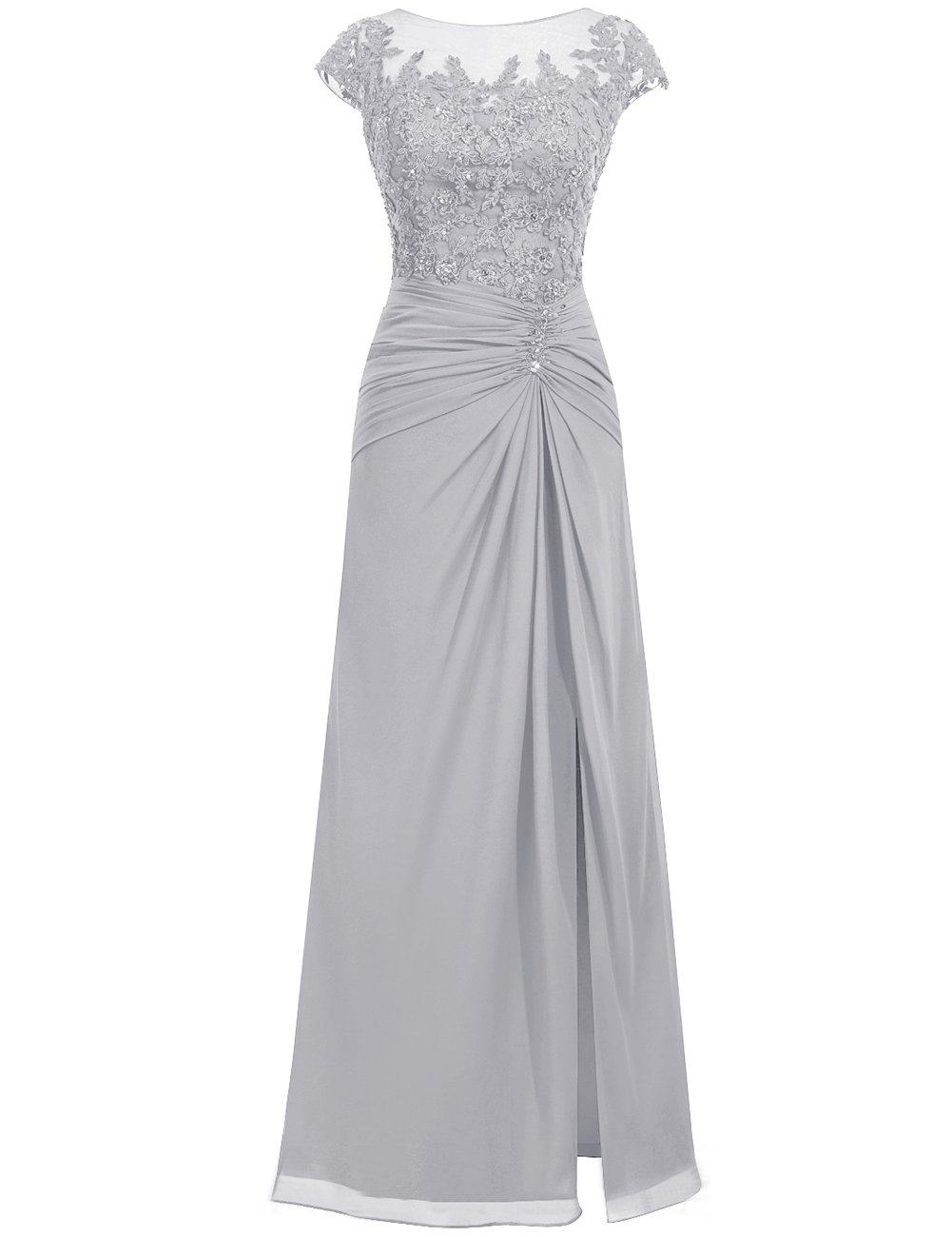 Elegant Mother of The Bride Dresses - Long Lace Chiffon Formal Evening Gowns for Women | Wedding Guest Dresses for Special Occasions & Formal Events