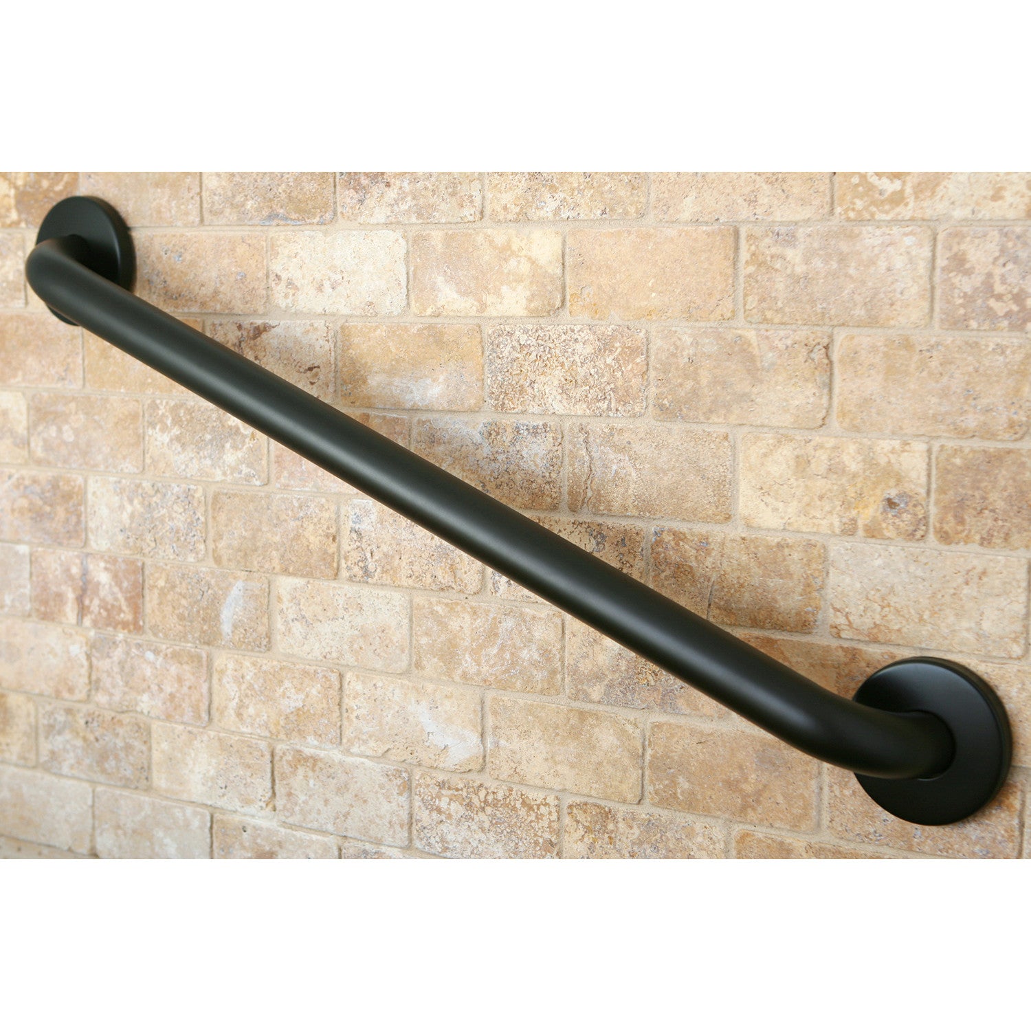 Americana 24 Inch x 1 1/4 Inch O.D. Stainless Steel Decorative Grab Bar - Bathroom Safety Handle for Seniors & ADA Compliance - Perfect for Showers, Bathtubs & Toilets