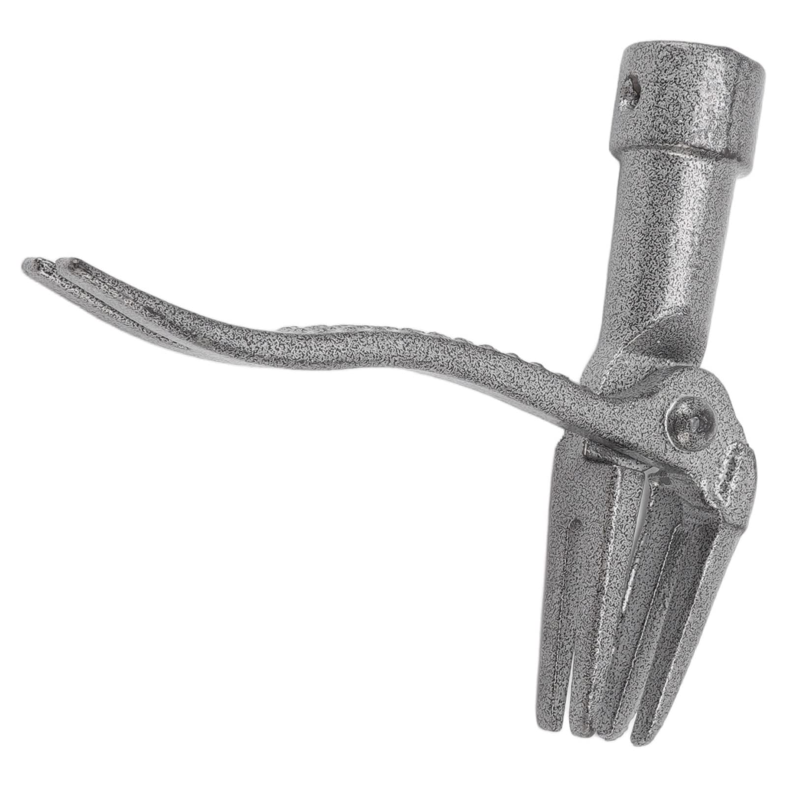Iron Weed Puller Tool - Long Handle Steel Root Remover for Gardening & Lawn Care