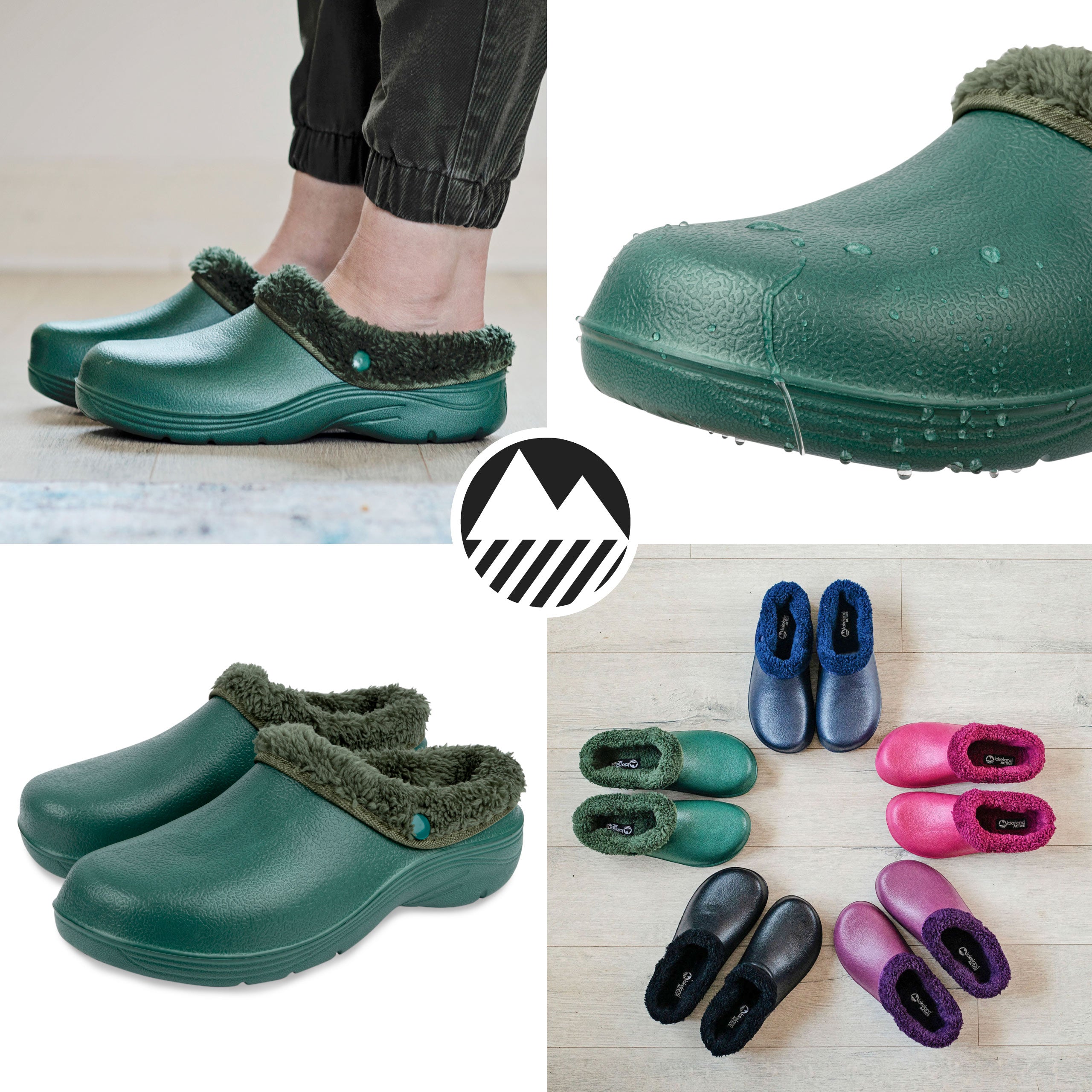 Women's Thermal Fleece Lined Garden Clogs - Warm Slip-Resistant Outdoor Shoes for Winter Gardening, Yard Work & Home Use