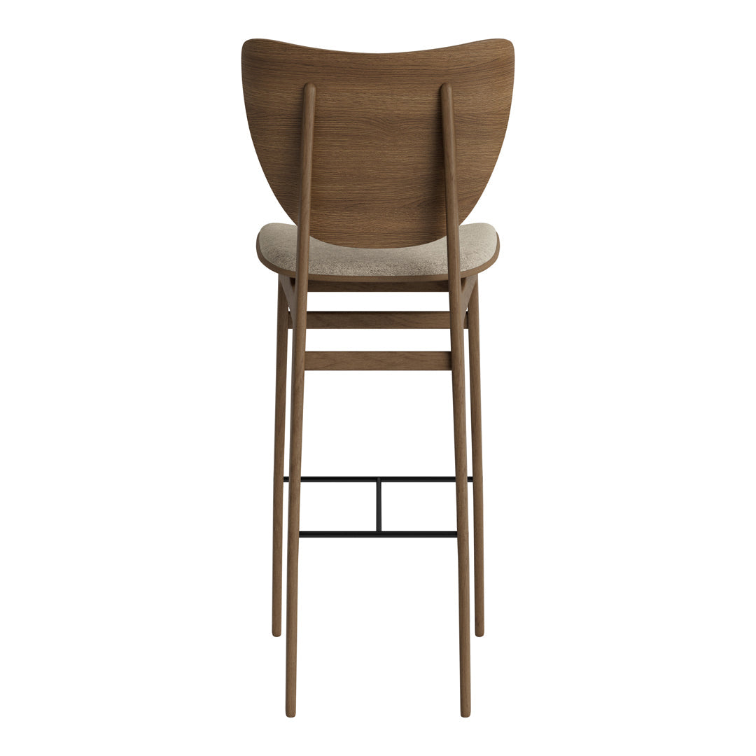 Stylish Upholstered Elephant Bar Chair - Comfortable Counter Height Stool for Kitchen Island, Breakfast Nook & Home Bar Decor