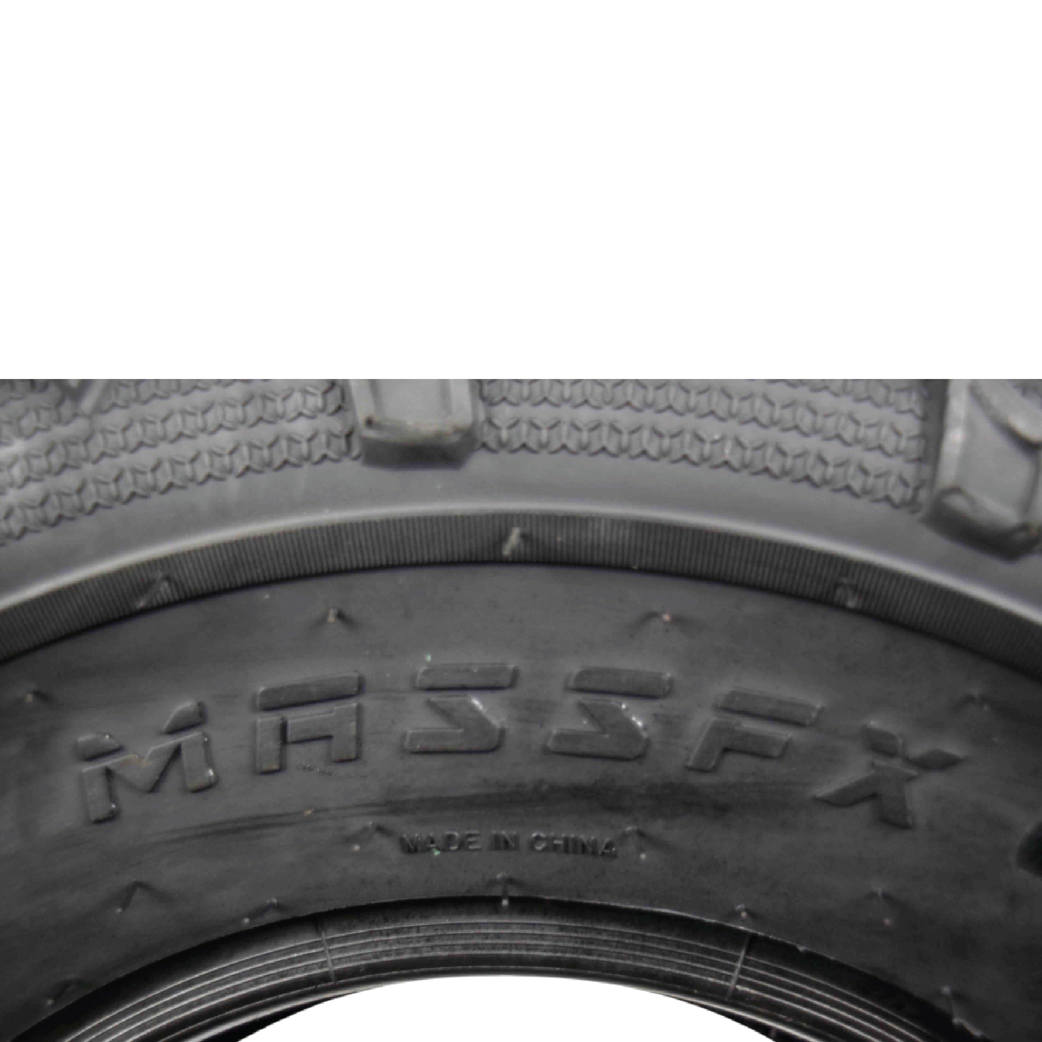 MASSFX Grinder 24x10-11 Rear ATV Tire - 6-Ply Durable Off-Road Tires with Chip & Tear Resistance | Micro Tread Technology for Soft & Hard Terrain | 2-Pack Set for Trail Riding & Mud Adventures