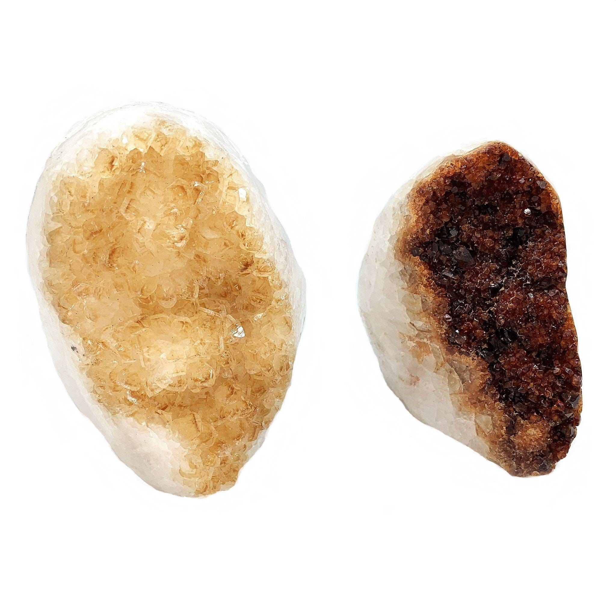 Natural Citrine Standing Cluster with Cut Base - Healing Crystal for Home Decor, Meditation & Energy Balancing | Perfect for Office Desk, Living Room & Spiritual Gifts