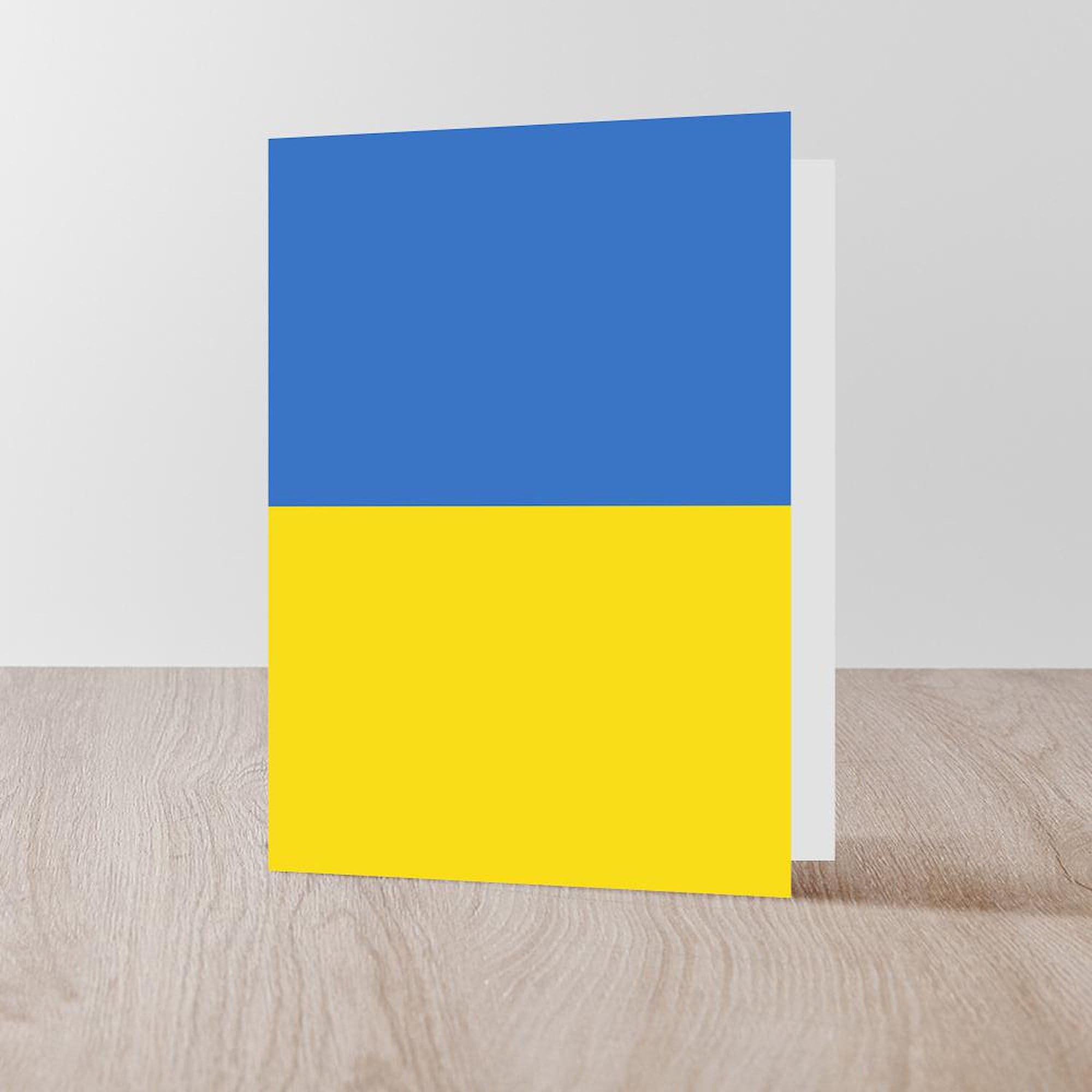 Ukraine Flag Greeting Cards - 20-Pack Blank Note Cards for Birthday & Special Occasions | Patriotic Stationery for Ukrainian Supporters & Gift-Giving