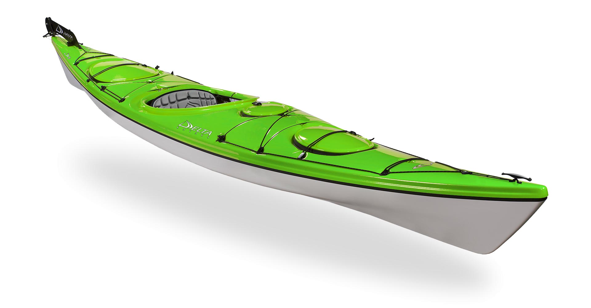 Delta 15S Kayak with Rudder System - Lightweight Touring Kayak for Lakes & Rivers - Perfect for Fishing, Camping and Water Exploration
