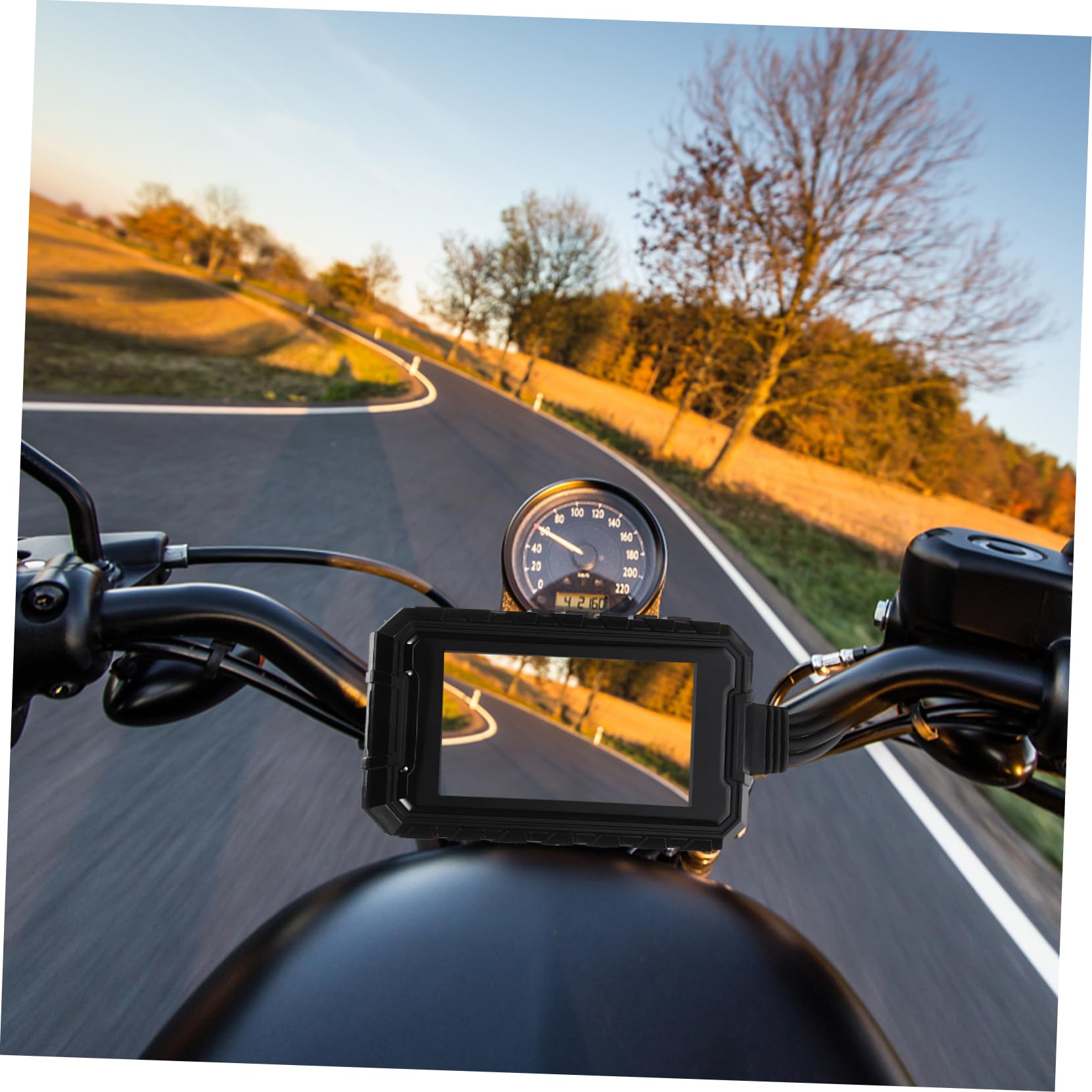 Veemoon 3 Inch Screen Waterproof Motorcycle Camera with Night Vision & Loop Recording - HD Action Camera for Motorbike, Biking, Off-Road Adventures & Vlogging