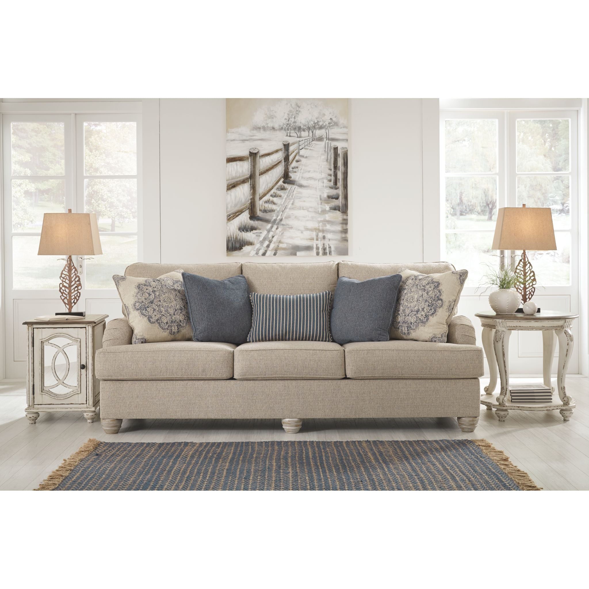 Luxury Dandrea Exclusive Sofa - Modern Comfortable Living Room Couch for Home, Office & Lounge - Premium Upholstered Sectional Sofa with Soft Cushions & Sturdy Frame