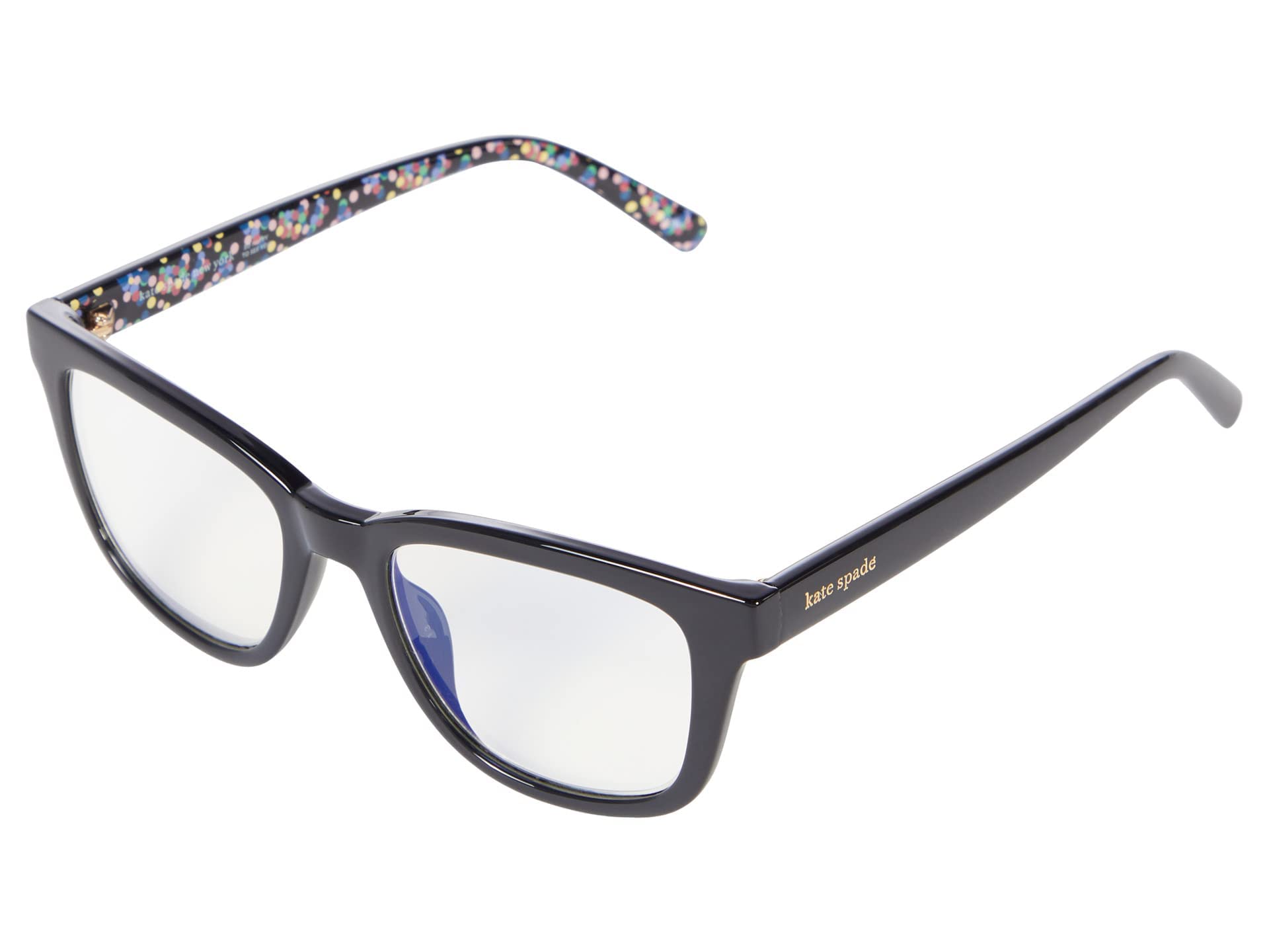 Kate Spade New York Women's Blue Light Blocking Glasses - Square Reading Glasses for Women, Anti Eyestrain & UV Protection, Perfect for Computer Work & Digital Screen Use