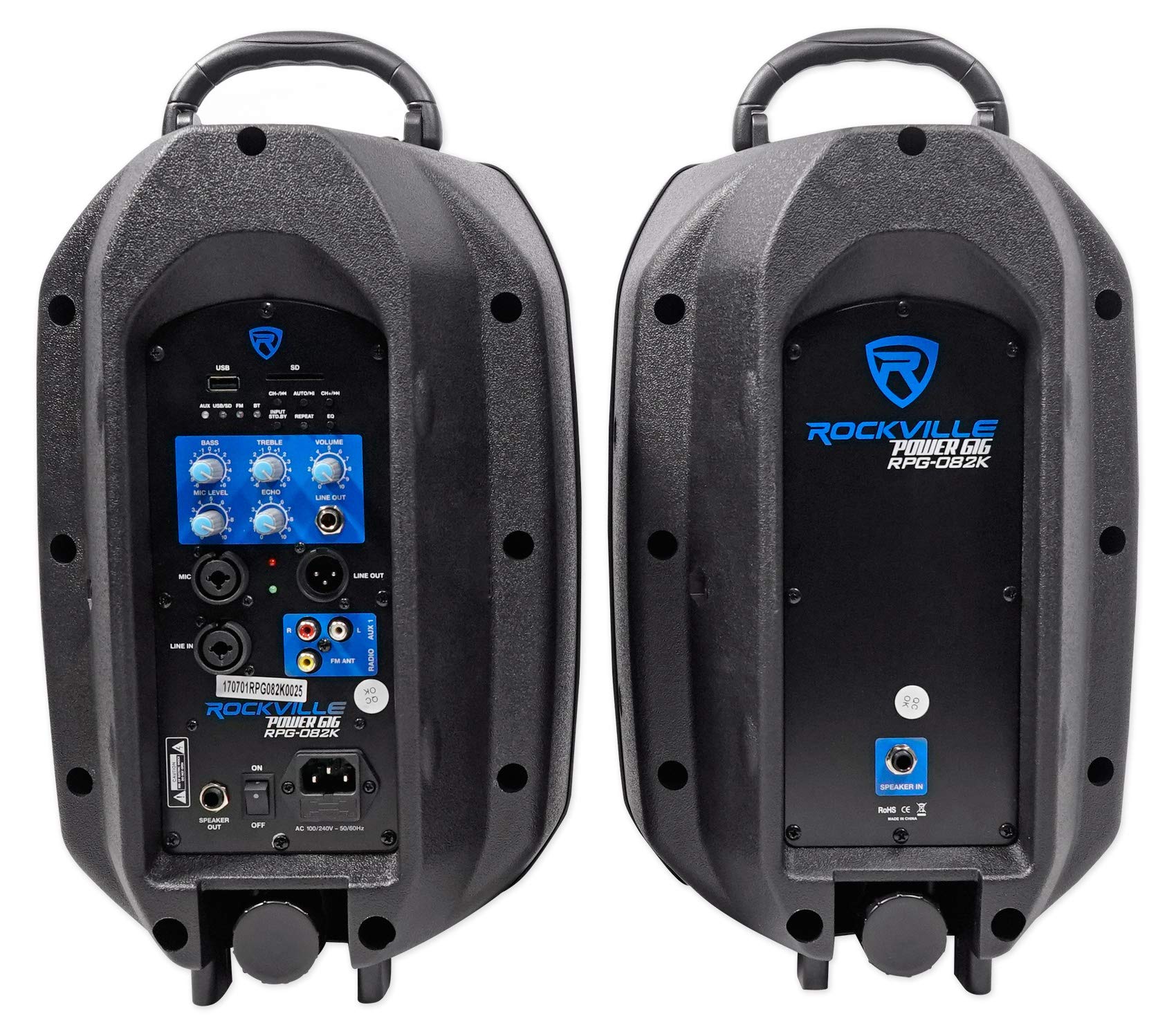 Rockville Dual 8