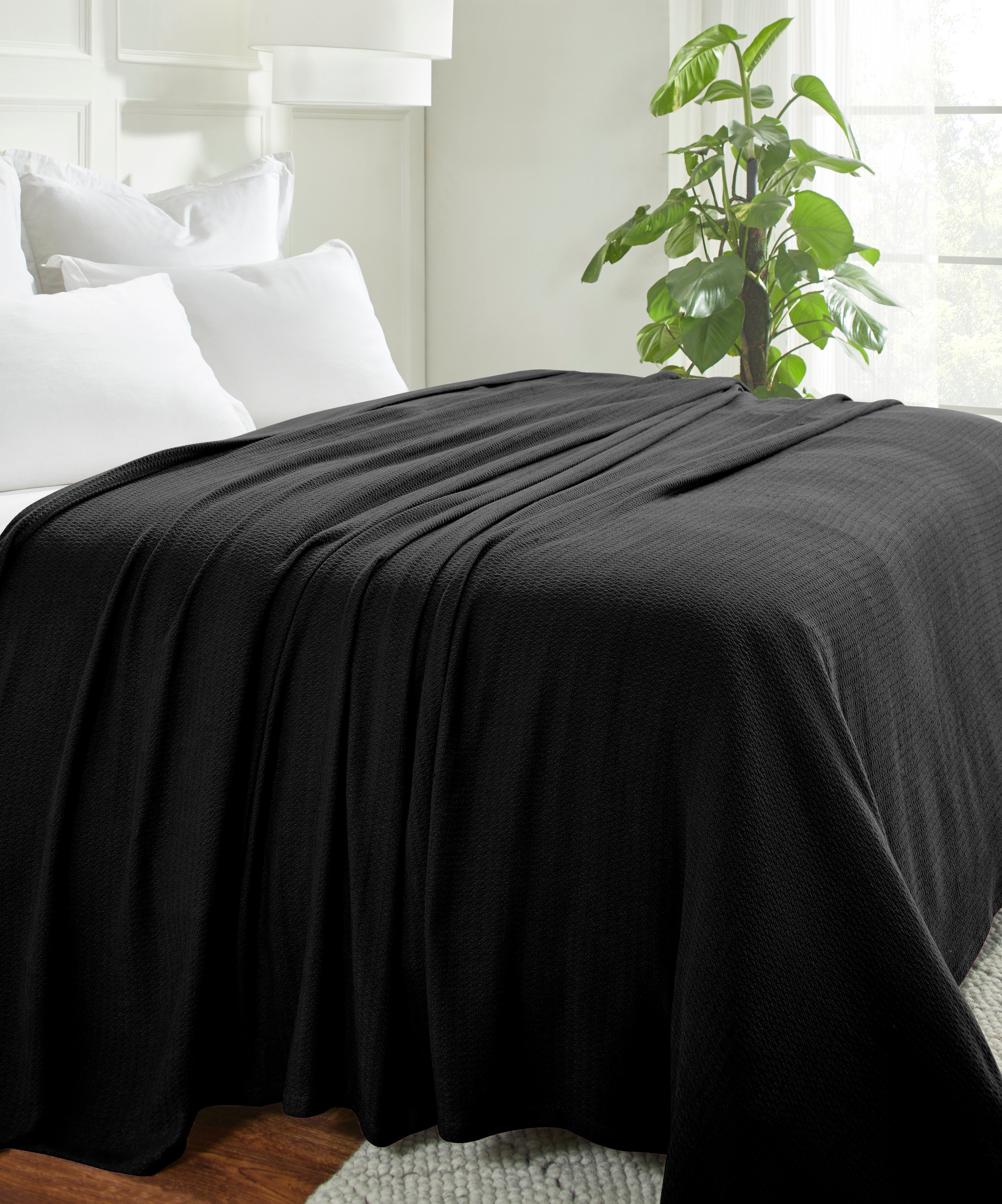 Premium Textured Cotton Waffle Weave Blanket - Soft & Breathable Throw for Bed, Sofa, or Couch - Cozy Home Decor & Perfect Gift for All Seasons