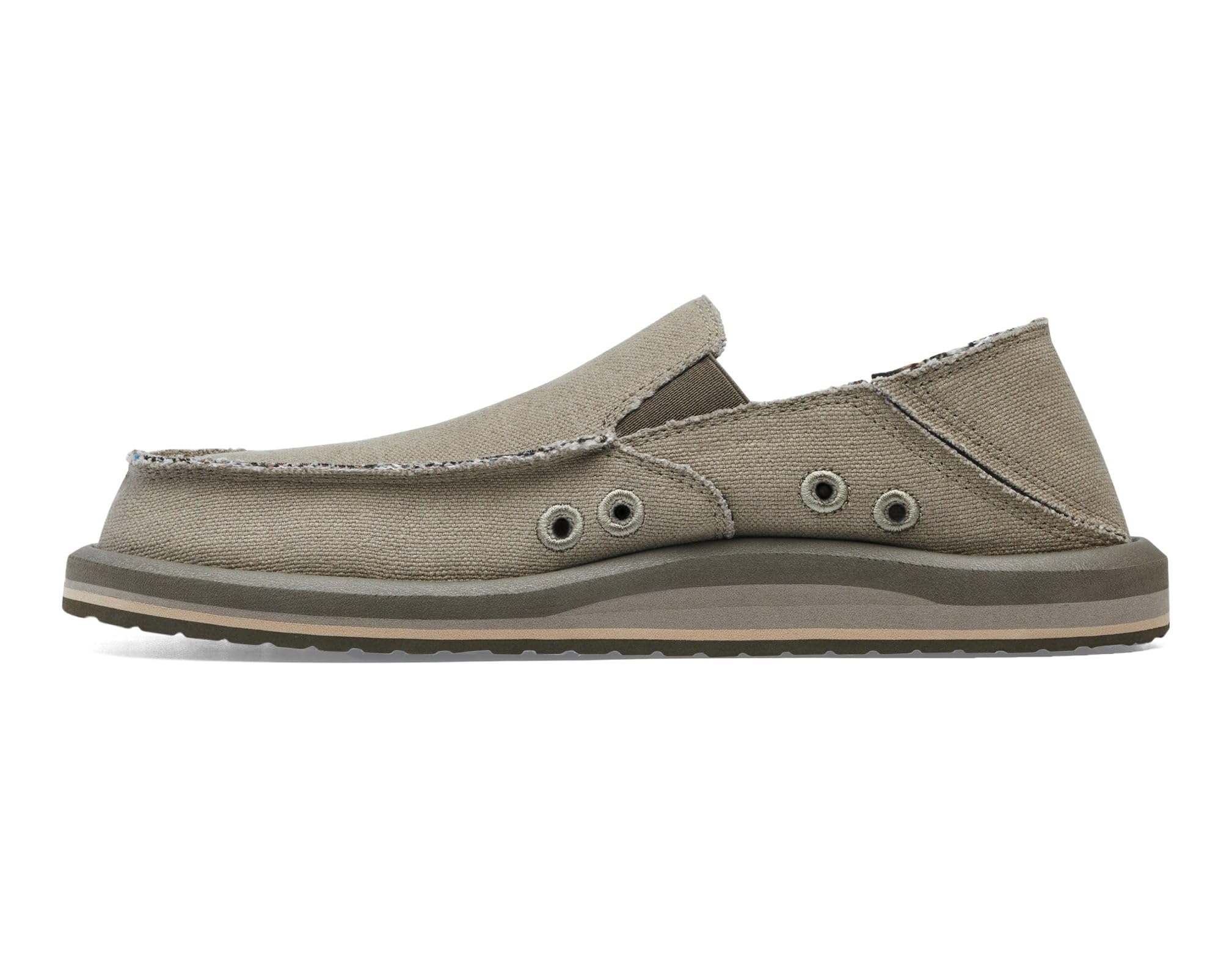 Sanuk Men's Donny Hemp Slip-On Loafers - Comfortable Memory Foam Footbed Casual Shoes for Walking, Travel & Everyday Wear