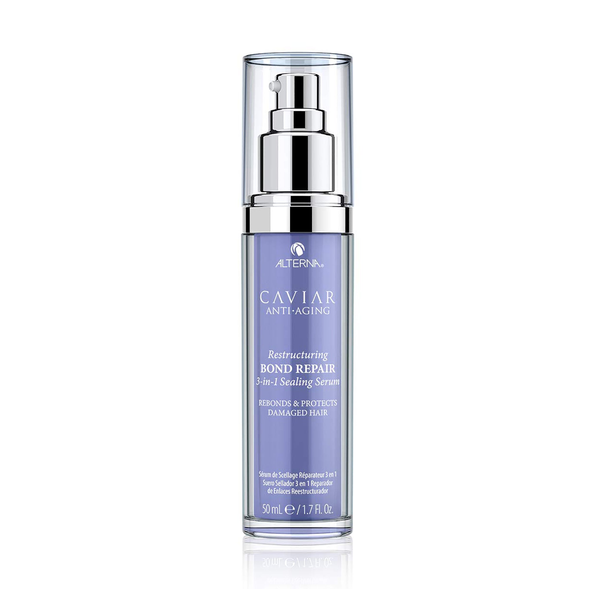 Alterna Caviar Anti-Aging Restructuring Bond Repair 3-in-1 Sealing Serum - 1oz | Repair, Strengthen & Seal Damaged Hair | Perfect for Dry, Frizzy & Color-Treated Hair