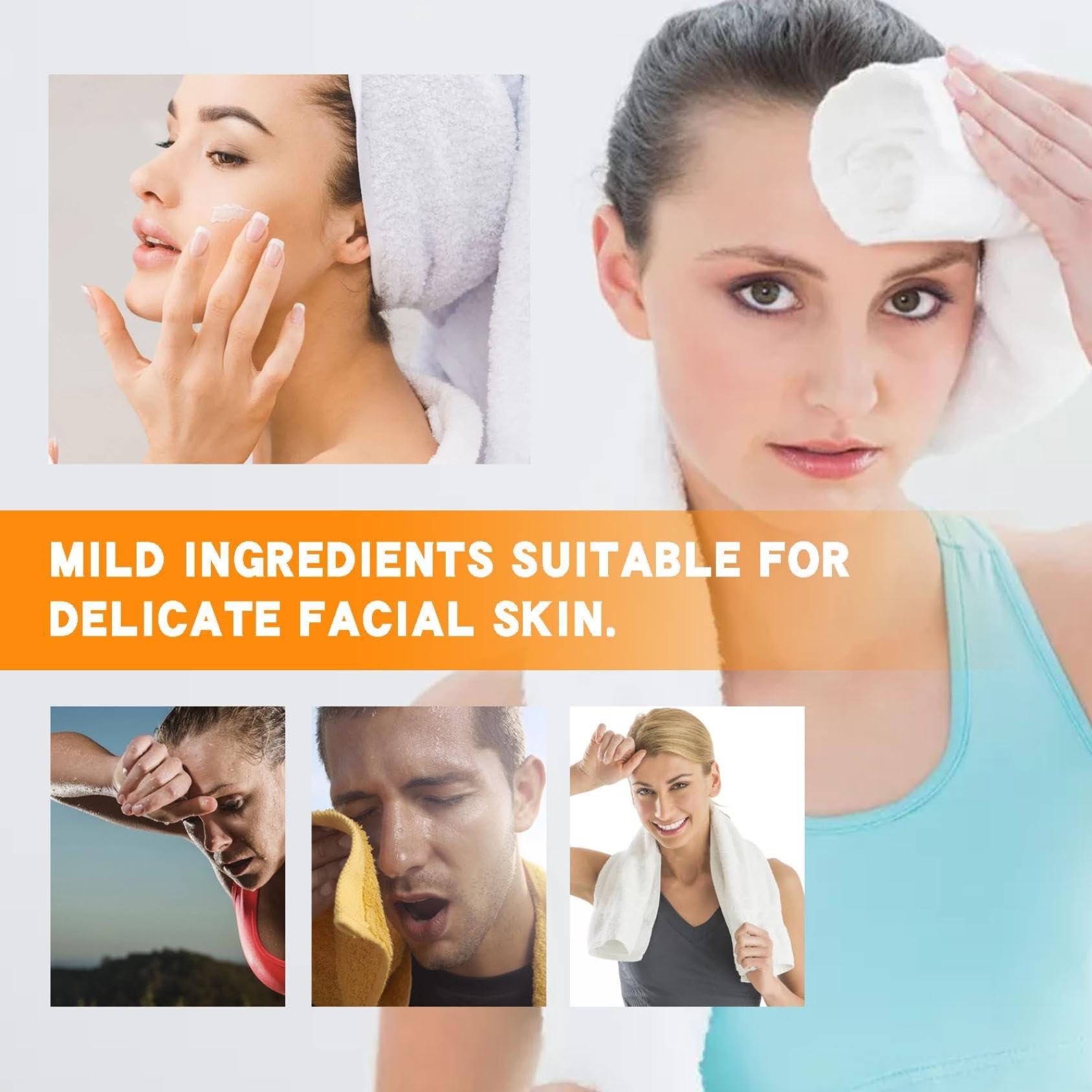 2PC Oil Control & Anti-Perspirant Face Cream - 50ml Matte Moisturizer for Oily & Sweaty Skin - Perfect for Gym, Outdoor Activities & Daily Use