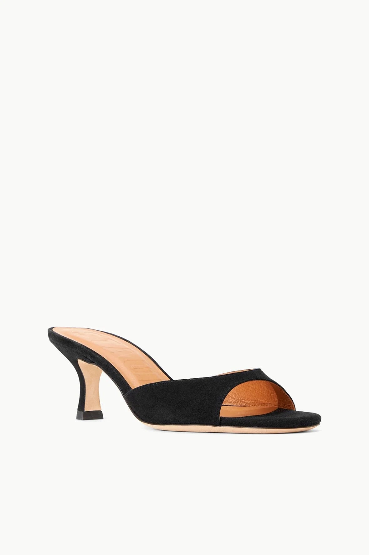 Brigitte Mule Black Suede Women's Comfortable Slip-On Shoes for Work, Office & Casual Wear