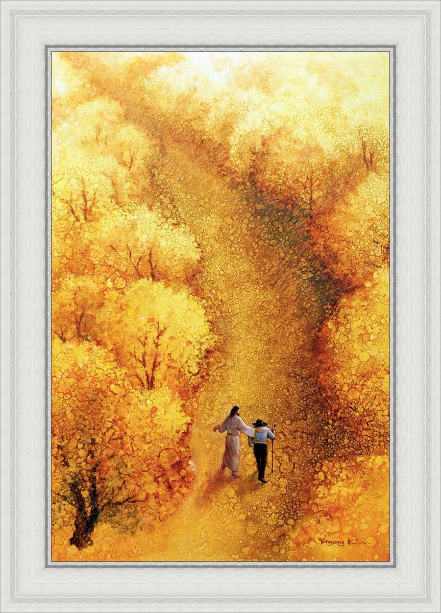 By Your Side - Heartwarming Art Print by Yongsung Kim | Christian Home Decor, Wall Art for Living Room & Bedroom | Perfect Gift for Weddings, Anniversaries & Housewarming