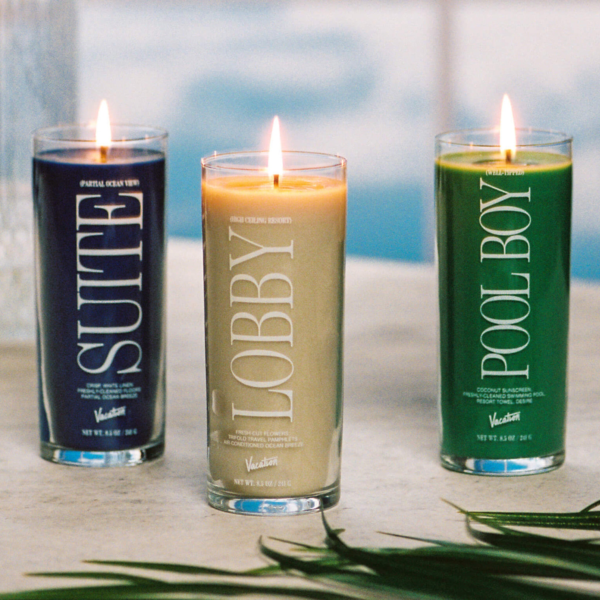 Luxury Scented Candles Gift Set - Home Resort Relaxation Aromatherapy for Spa, Bath, Bedroom & Yoga - 100% Soy Wax, Long-Lasting Fragrance (Pack of 3)