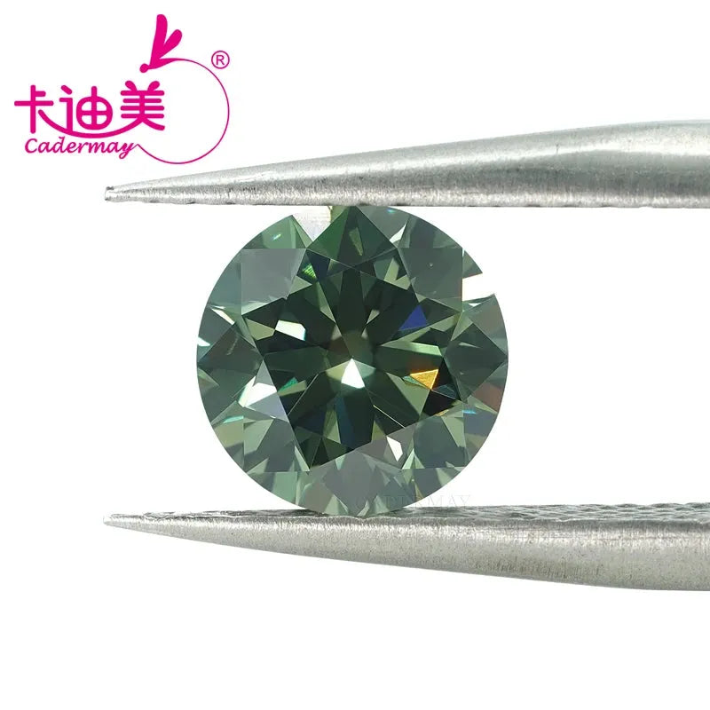 1.511CT Round VVS1 Clarity HPHT Lab Grown Loose Diamond - EX Cut Vivid Green Color with Certificate for Jewelry Making | Perfect for Engagement Rings, Earrings & Custom Jewelry Designs