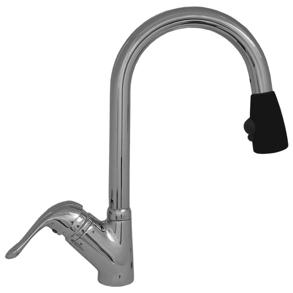 Chrome/Black Head