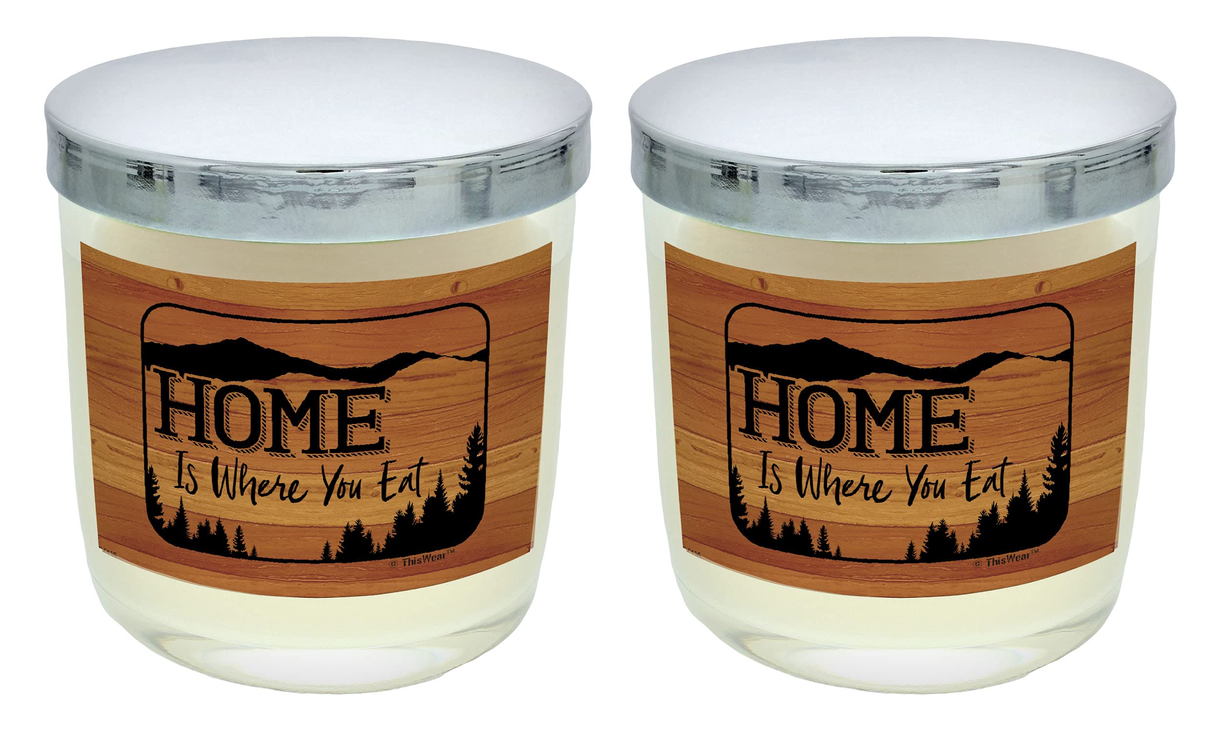 Rustic Home Decor Aromatherapy Candle Set - 2 Pack Scented Candles in Cinnamon for Women, Mountain Cabin & Cozy Home Decor - Perfect for Relaxation, Gifts & Farmhouse Style Living Rooms