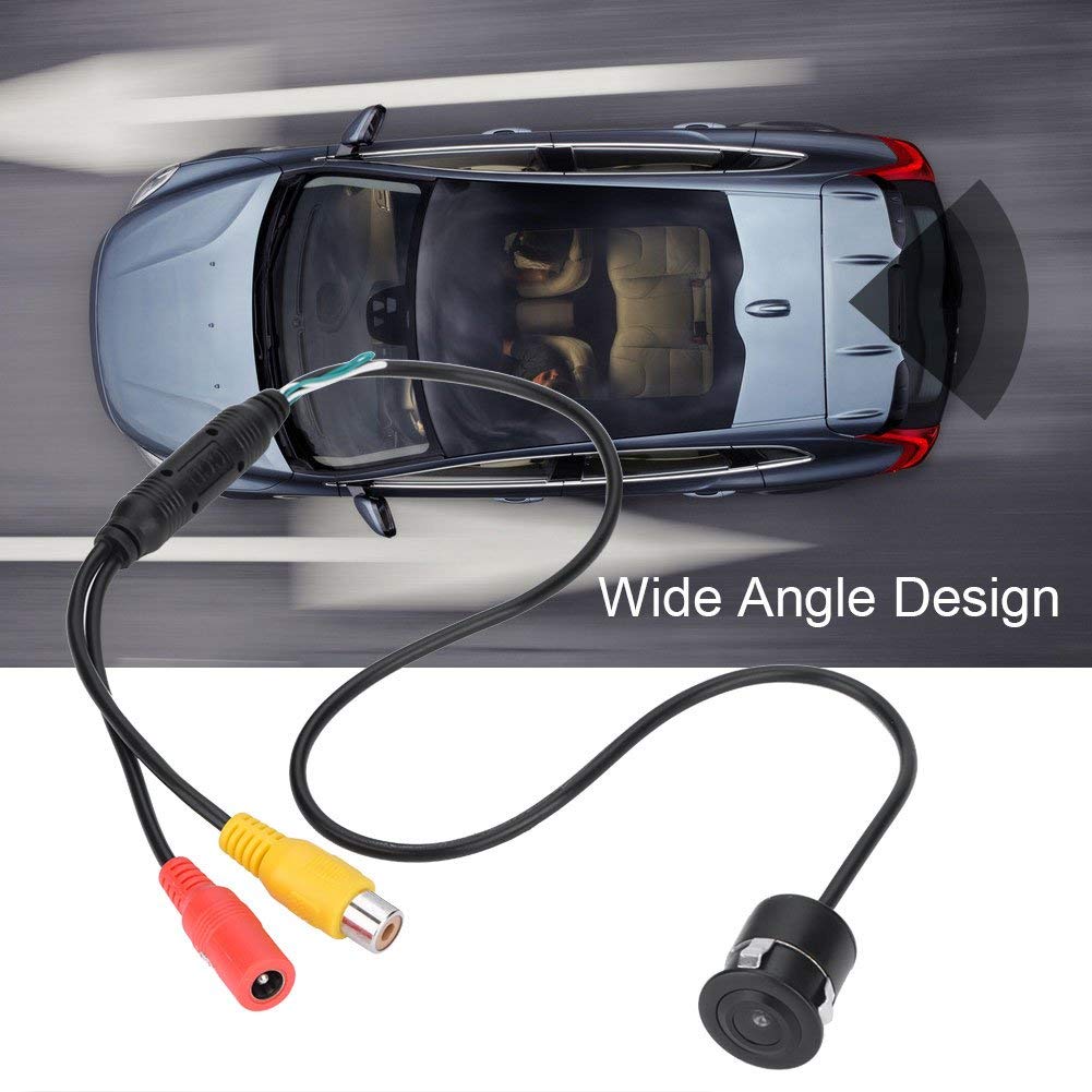 Mini CCTV Camera with 170° Wide Angle, IR Night Vision & Daytime Color - Wired Security Camera for Car, Home, and Office Surveillance | Indoor/Outdoor Use