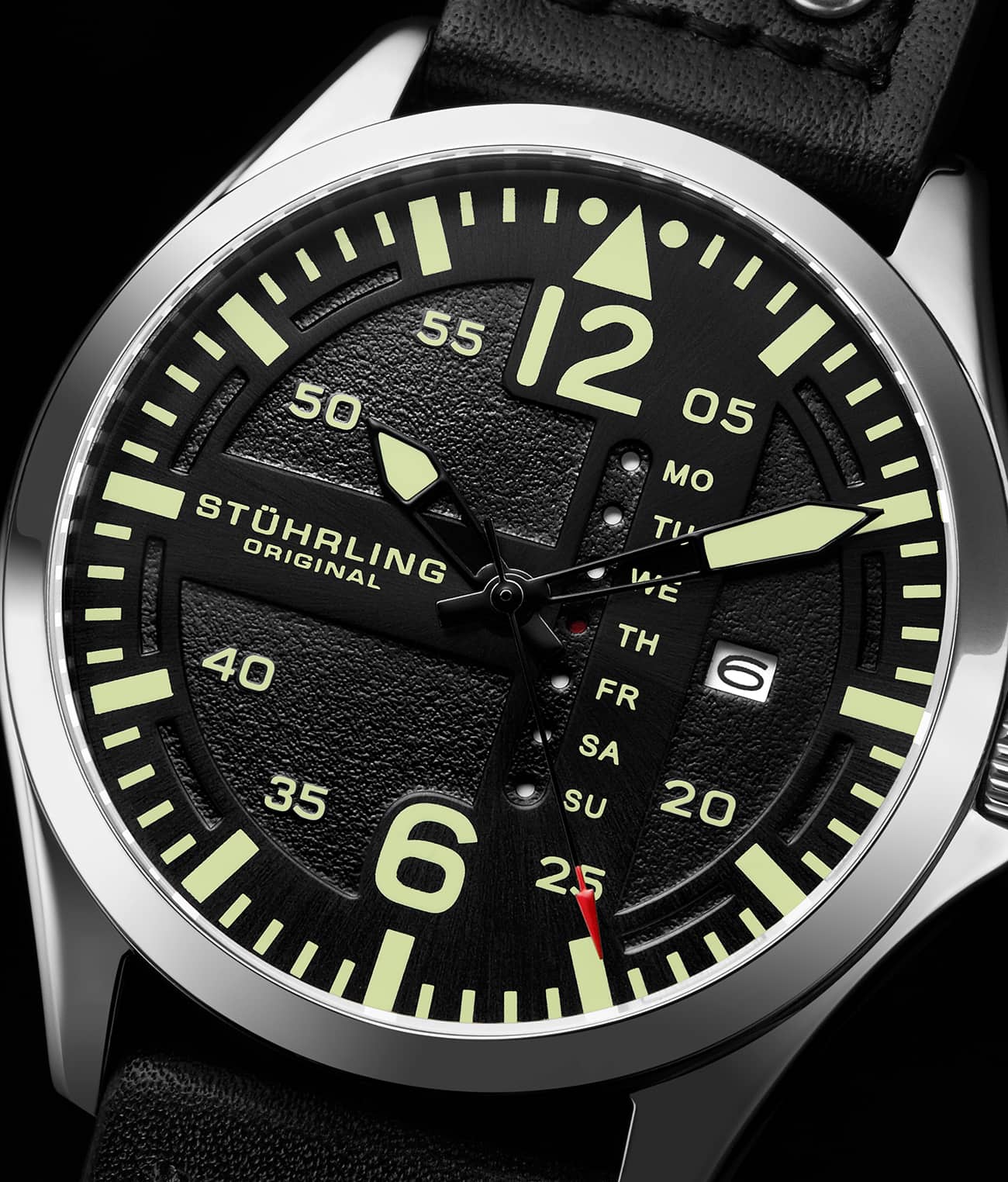 Aeronaut 3916 43mm Quartz Aviator Watch for Men - Stylish Pilot Chronograph for Aviation Enthusiasts & Everyday Wear