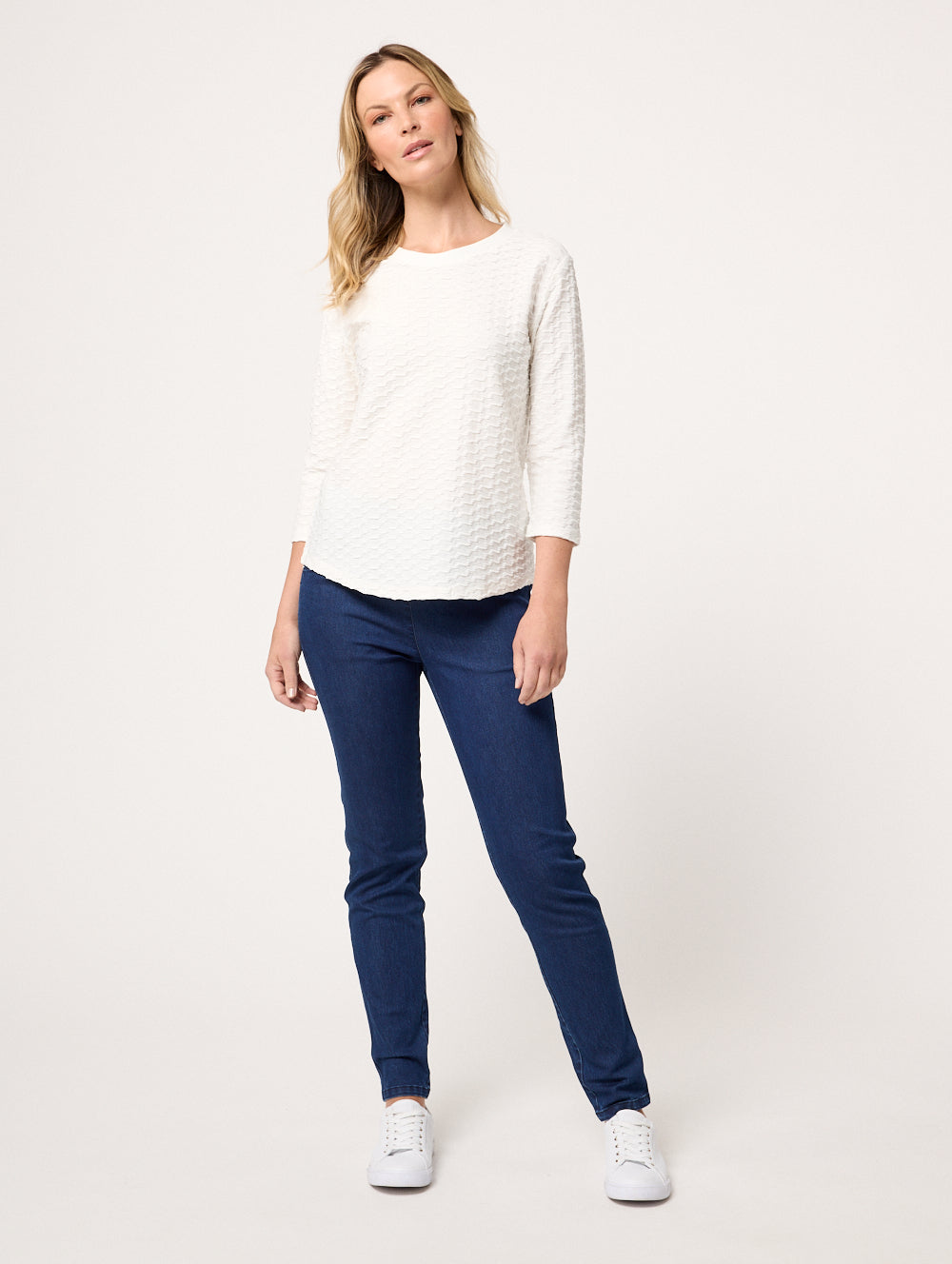 Korinna Women's 3/4 Sleeve Blouse - Stylish Casual Tops for Work, Office & Everyday Wear | Breathable Comfort Fit Shirt for Spring & Summer Outfits