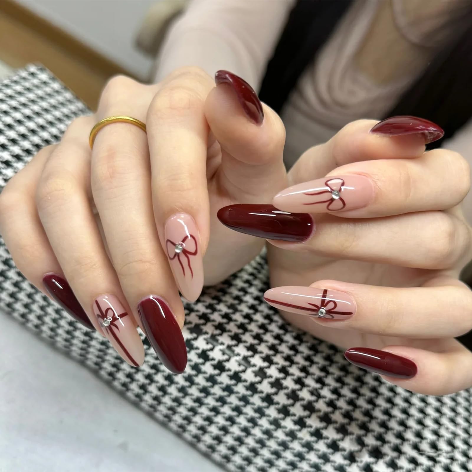 COSMOO Cherry Red Quick Dry Nail Polish - Long Lasting Wine Red Nail Lacquer for Nail Art | Fast Air Dry Formula for Salon Quality Manicures at Home | Perfect for Parties, Weddings & Everyday Wear