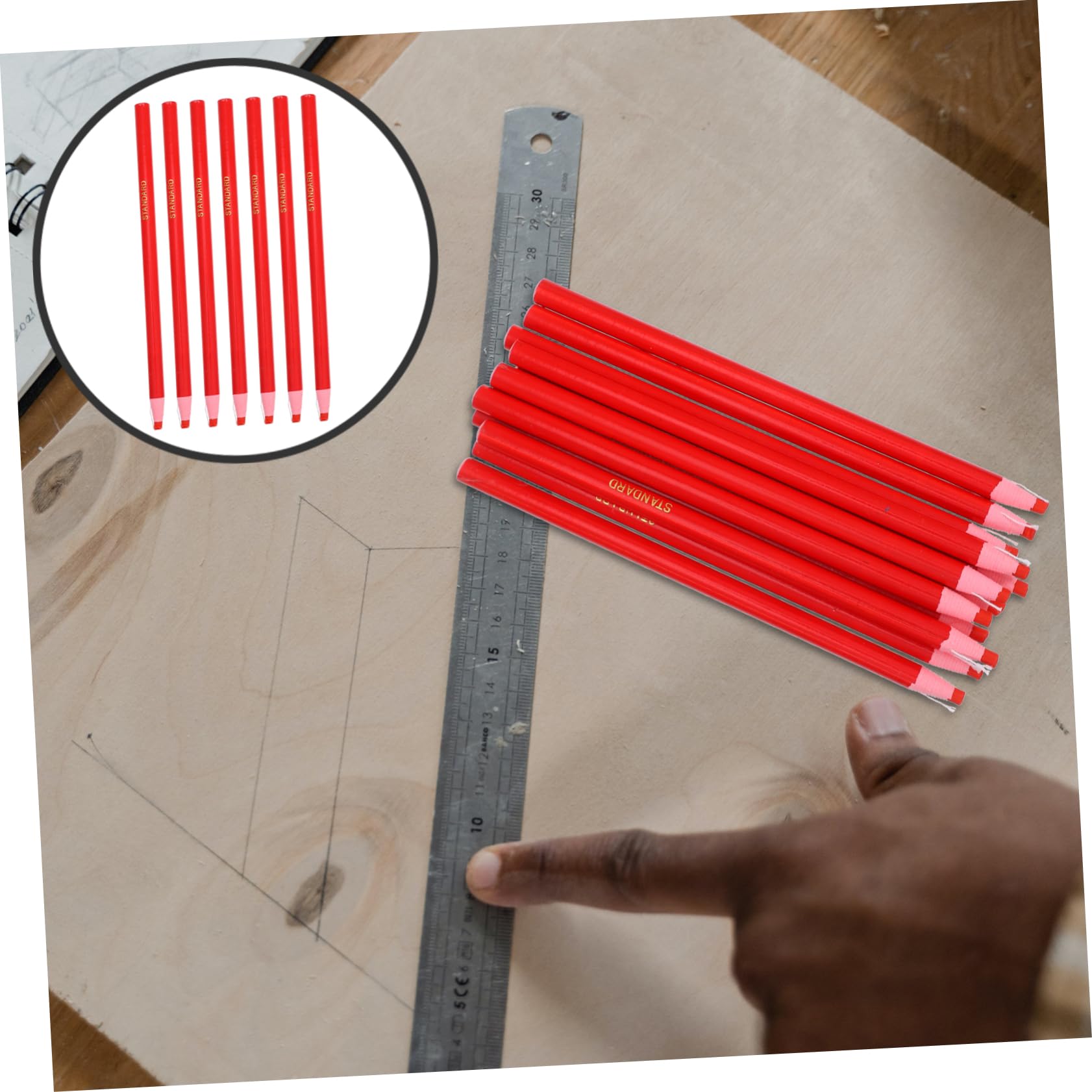 12-Pack Peel-Off Wax Pencils - Easy to Remove for Pottery, Glass, China, Clothing & Leather - Perfect for DIY Crafts, Labeling & Fabric Marking