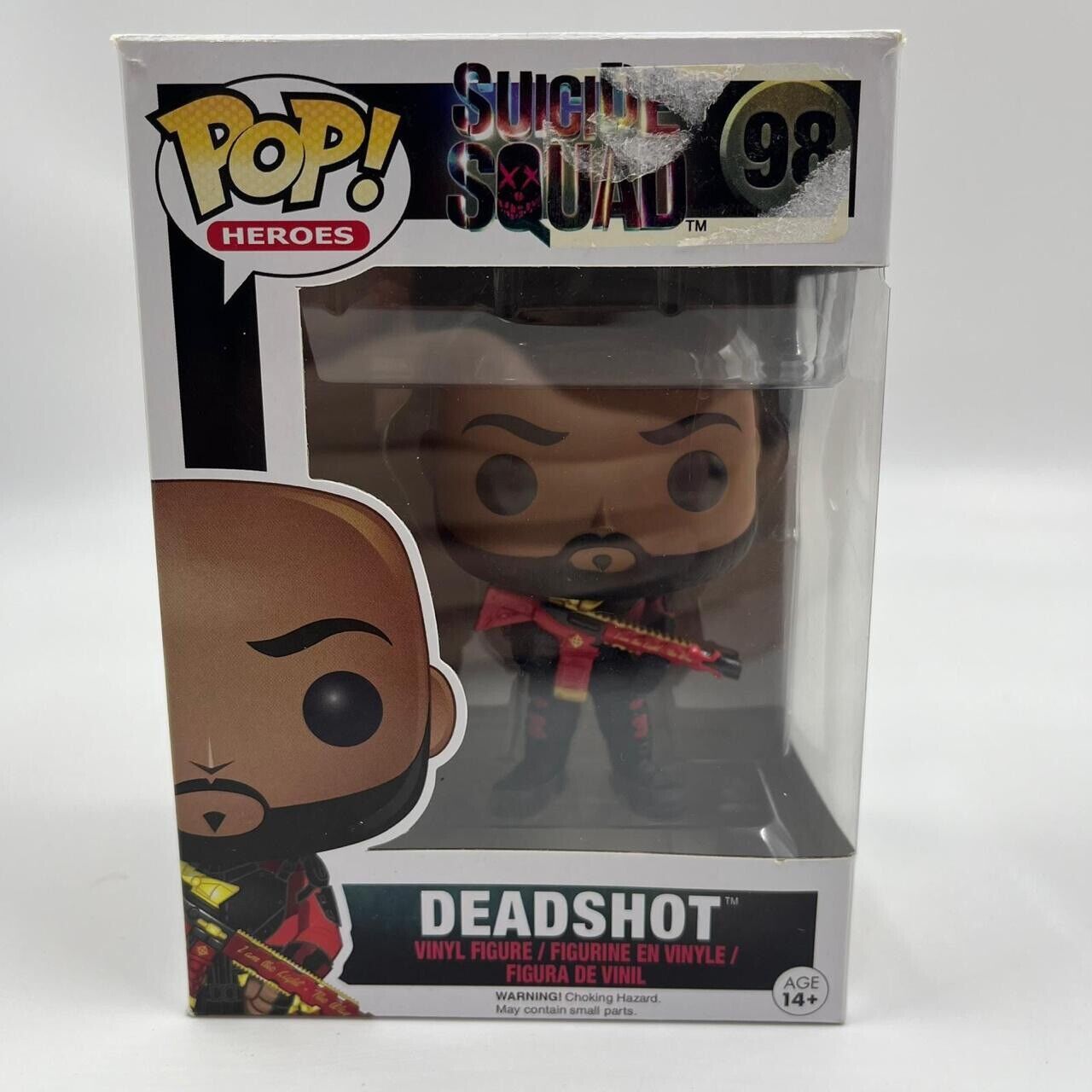 Deadshot Suicide Squad #98 Funko Pop Vinyl Figure - DC Comics Collectible Action Figure for Display & Gifts - Perfect for Movie Fans & Pop Culture Collectors