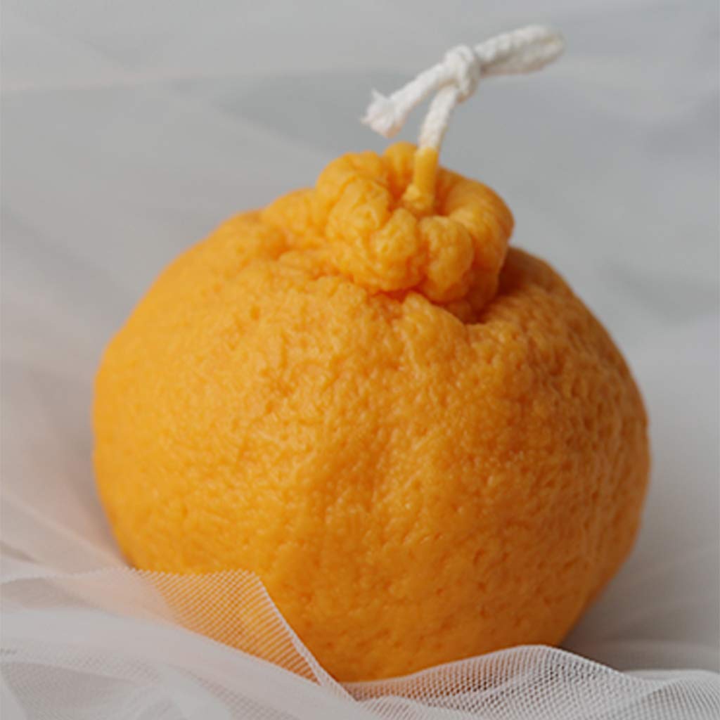 DIY Creative Orange Fruit Candle Silicone Mold - Handmade Fruit Shaped Mousse Baking Molds for Candle Making, Plaster, Cake & Soap Molds - Perfect for Home Decor, Wedding Favors & Craft Projects
