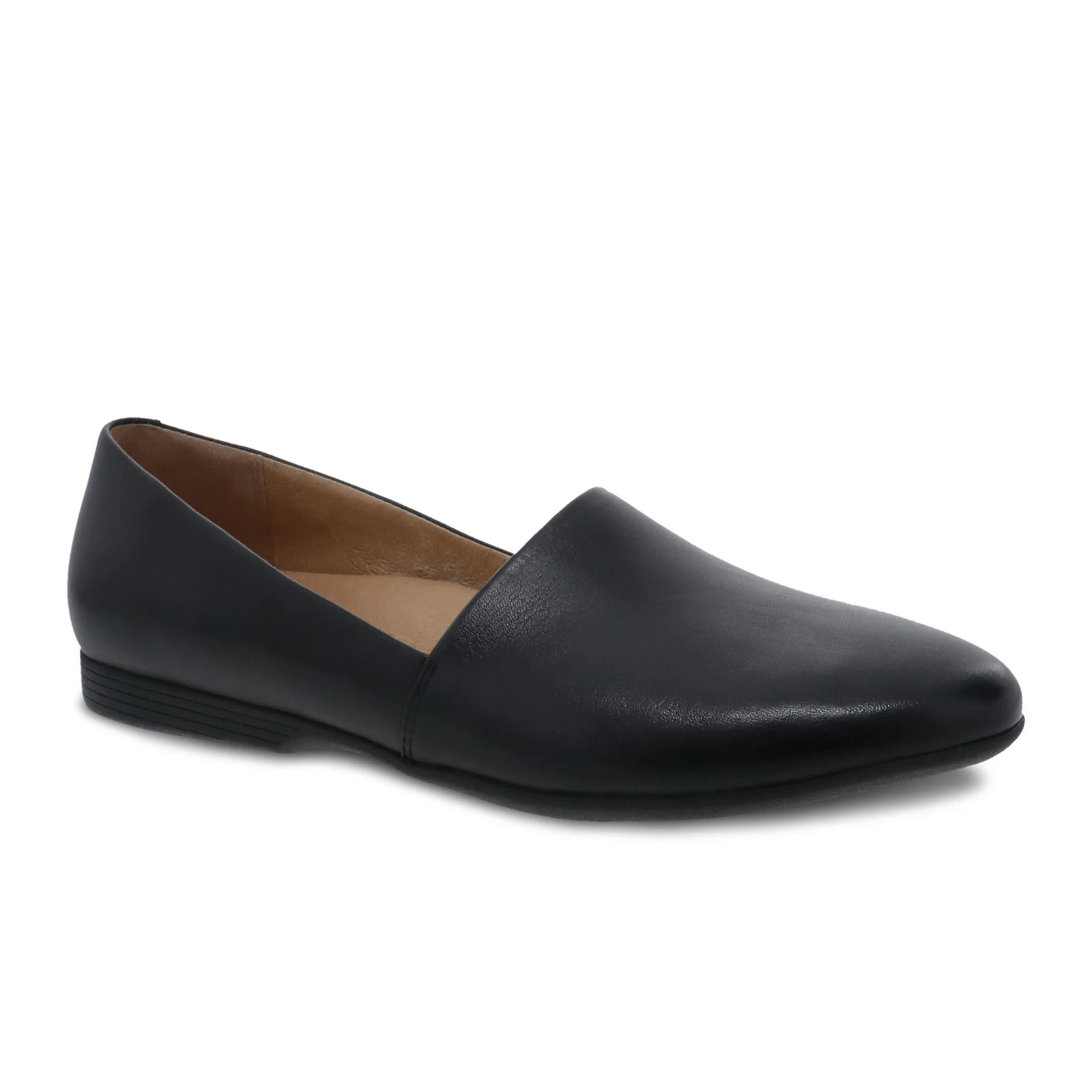Dansko Larisa Slip On Loafer for Women - Black Milled Nappa Leather Comfort Shoes | Perfect for Work, Travel & Casual Wear