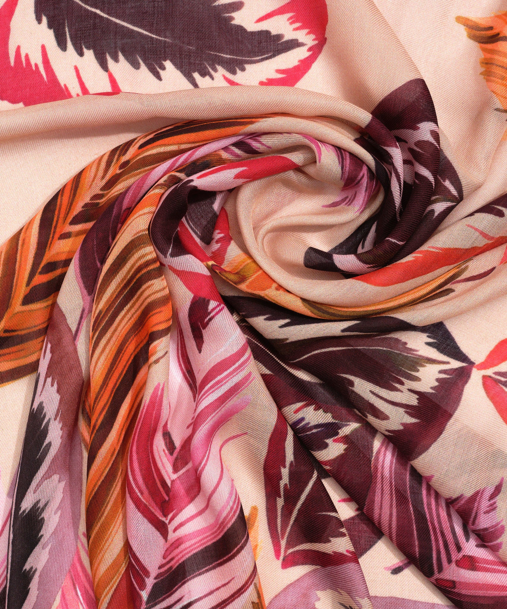 Falling Leaves Wrap - Lightweight & Stylish Shawl for Women | Perfect for Autumn, Winter, and Special Occasions | Cozy Home, Office, and Outdoor Wear