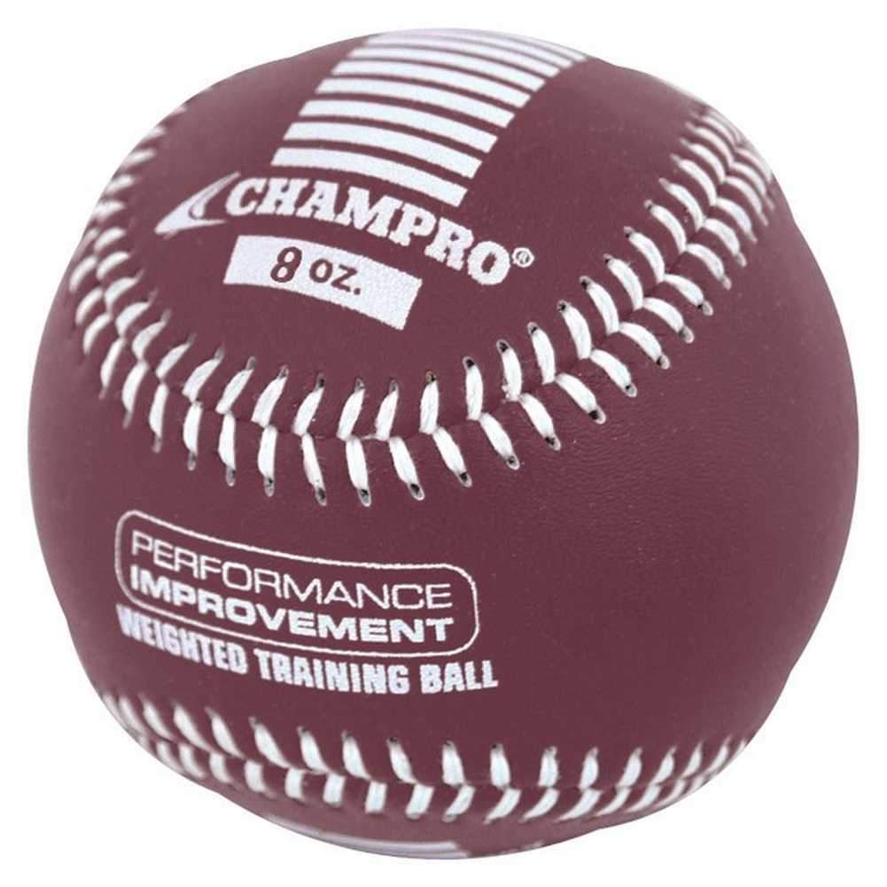Champro 8 oz Weighted Training Baseball - CBB708CS | Improve Batting Power & Swing Speed | Perfect for Baseball Practice, Strength Training & Pitching Drills