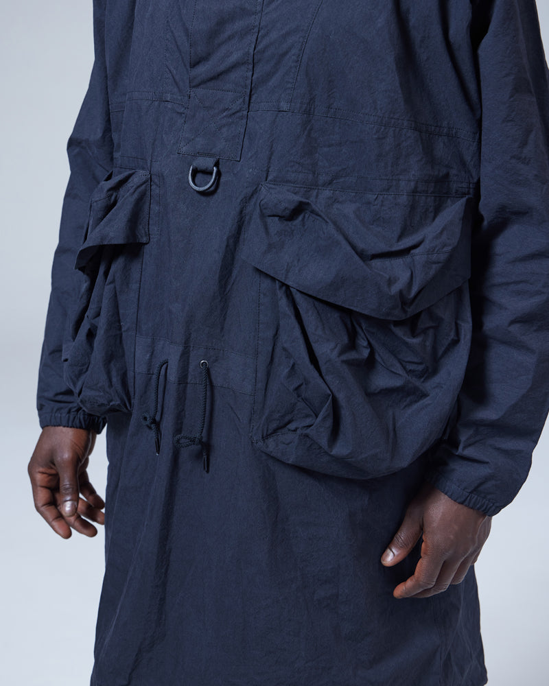 Indigo C/N Anorak Jacket - Lightweight Waterproof Windbreaker for Outdoor Hiking & Camping | Men's & Women's Casual Wear