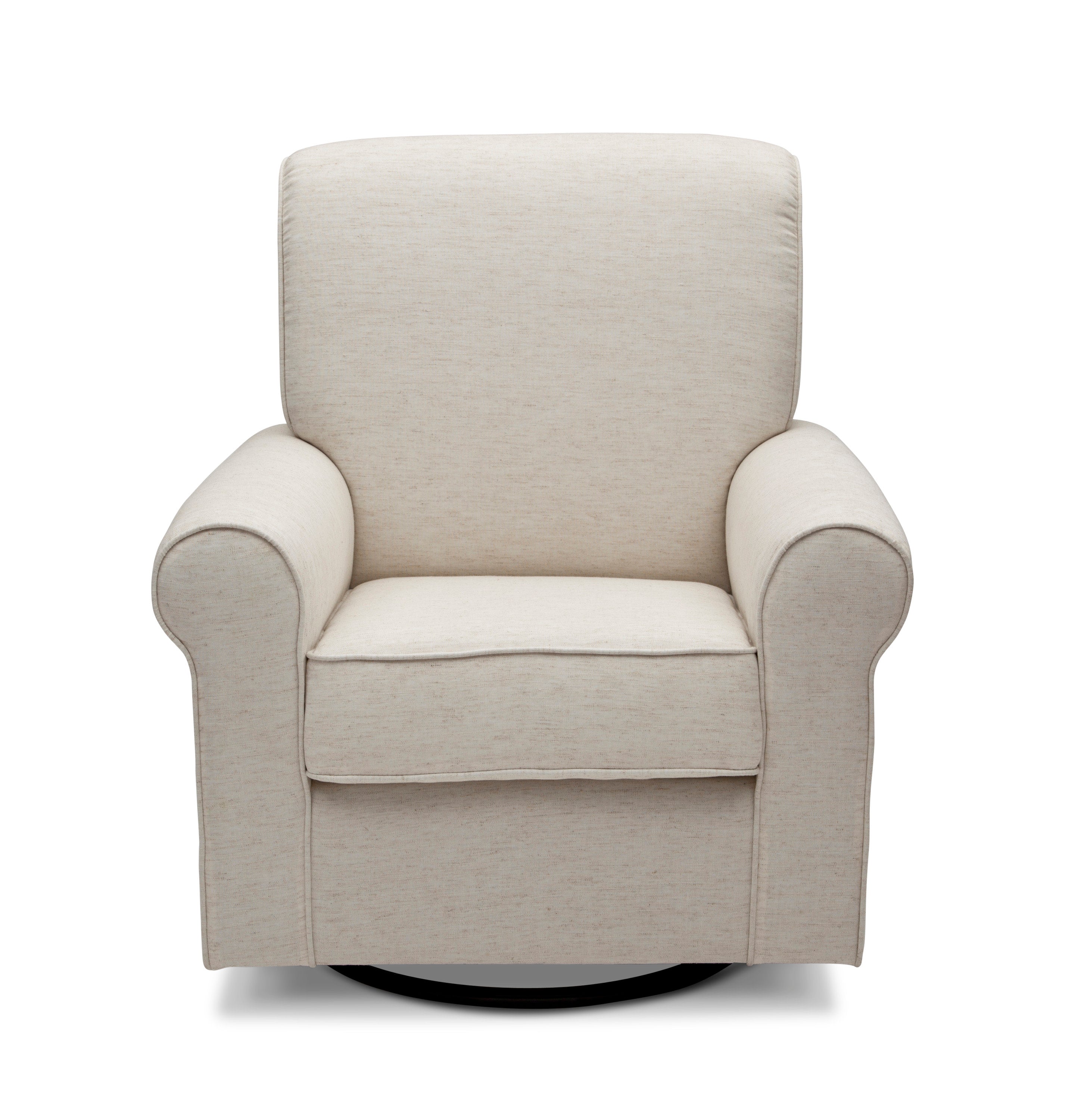 Avery Upholstered Glider Recliner Chair - Soft Padded Nursery Rocking Chair with Smooth Swivel Motion for Baby Nursery, Living Room & Bedroom | Perfect for Breastfeeding, Relaxing & Nursing Mothers