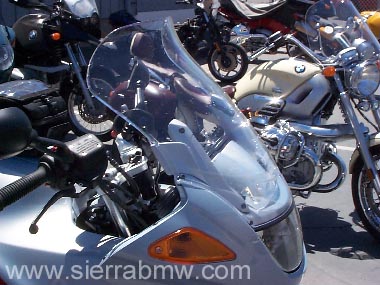 BMW K1200RS (2002-2004) & K1200GT (2002-2004) Motorcycle Tall Windshield - Replacement Windscreen for Improved Wind Protection & Comfort on Long Rides
