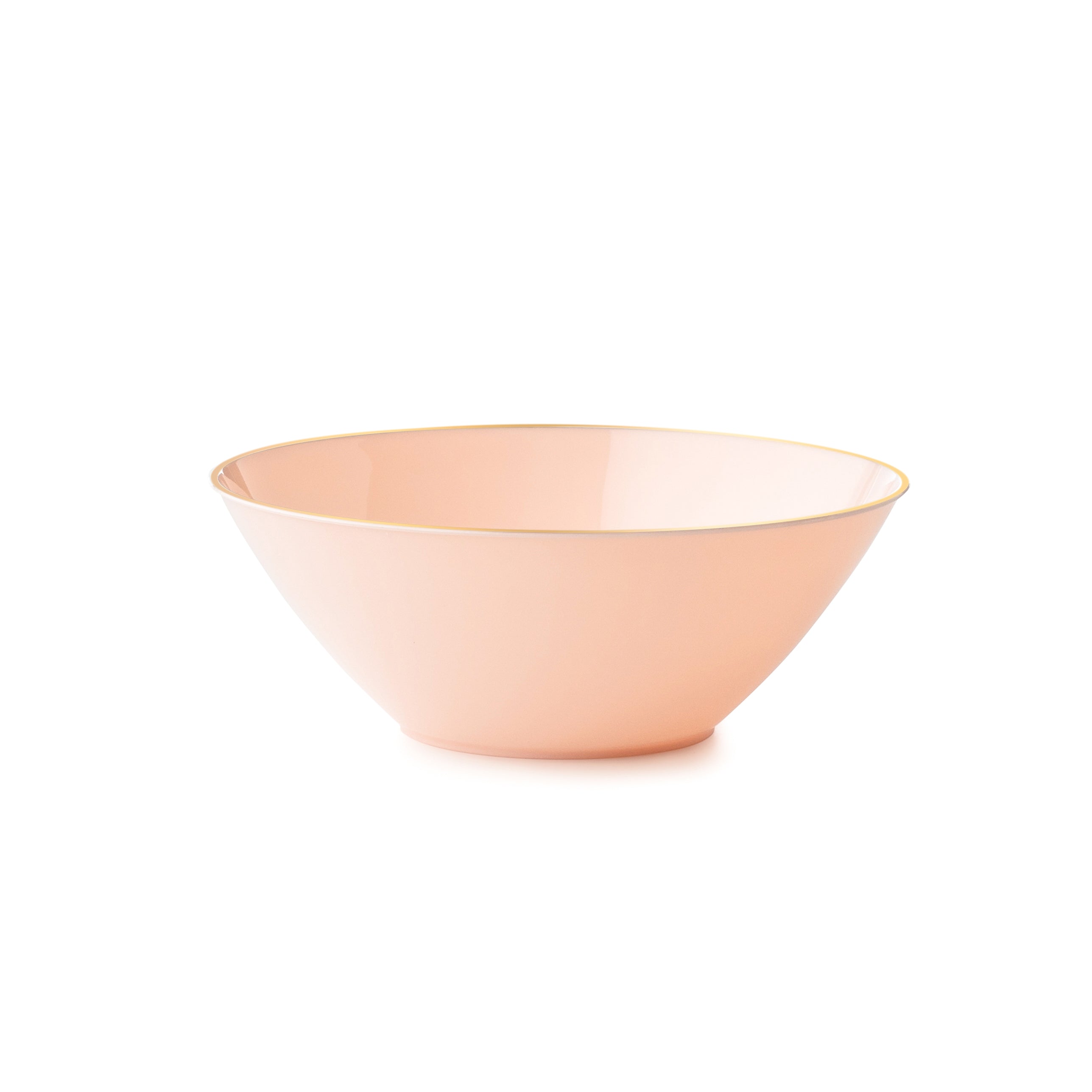 Vintage Pink and Gold Round Plastic Plates - Elegant Orchid Design for Parties, Weddings, and Special Events