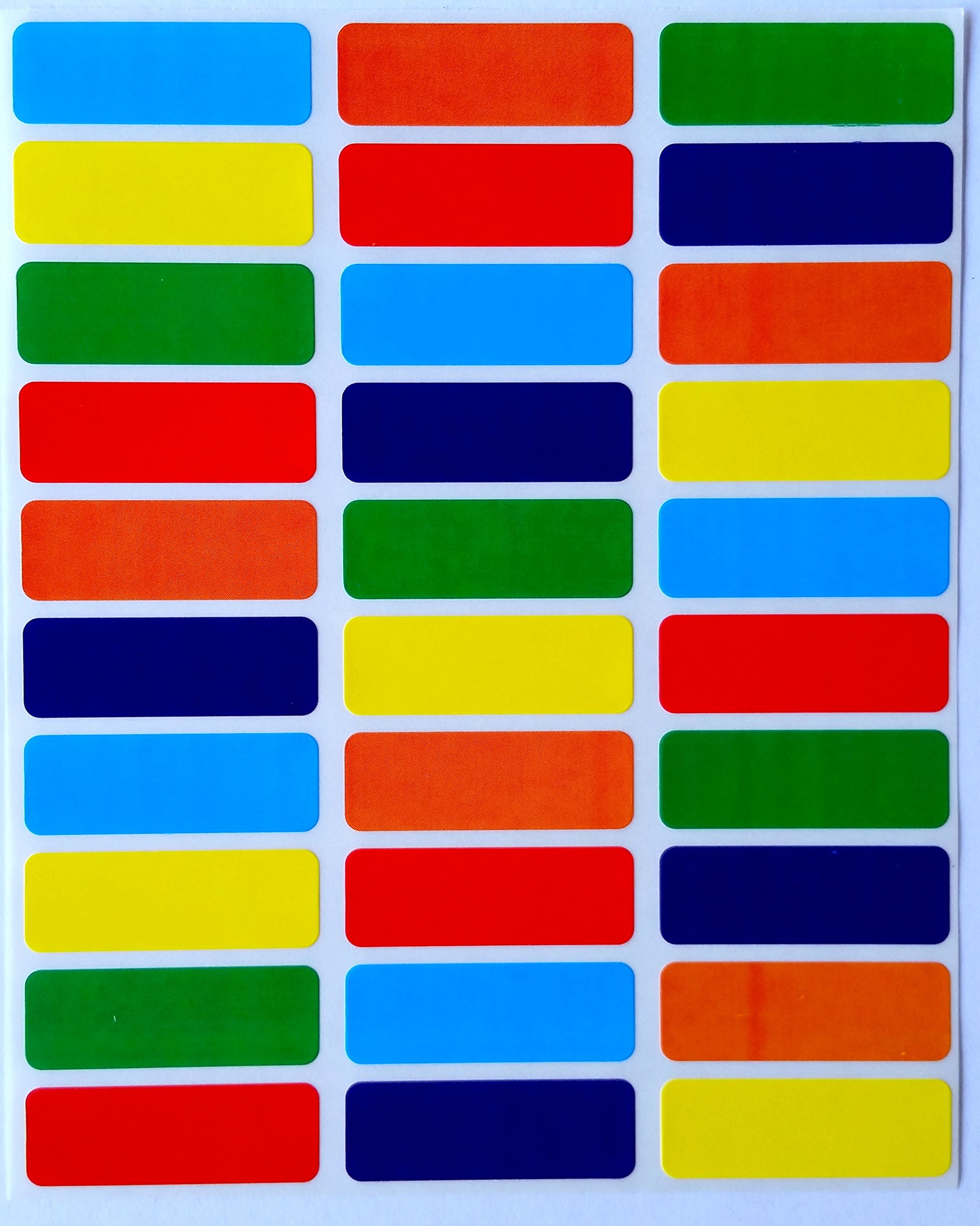 Premium White Rectangular Labels with Bonus Color Labels - 1138-Pack Value Pack for Laser Printers - Includes Free Templates - Perfect for Organizing, Shipping & Product Labeling