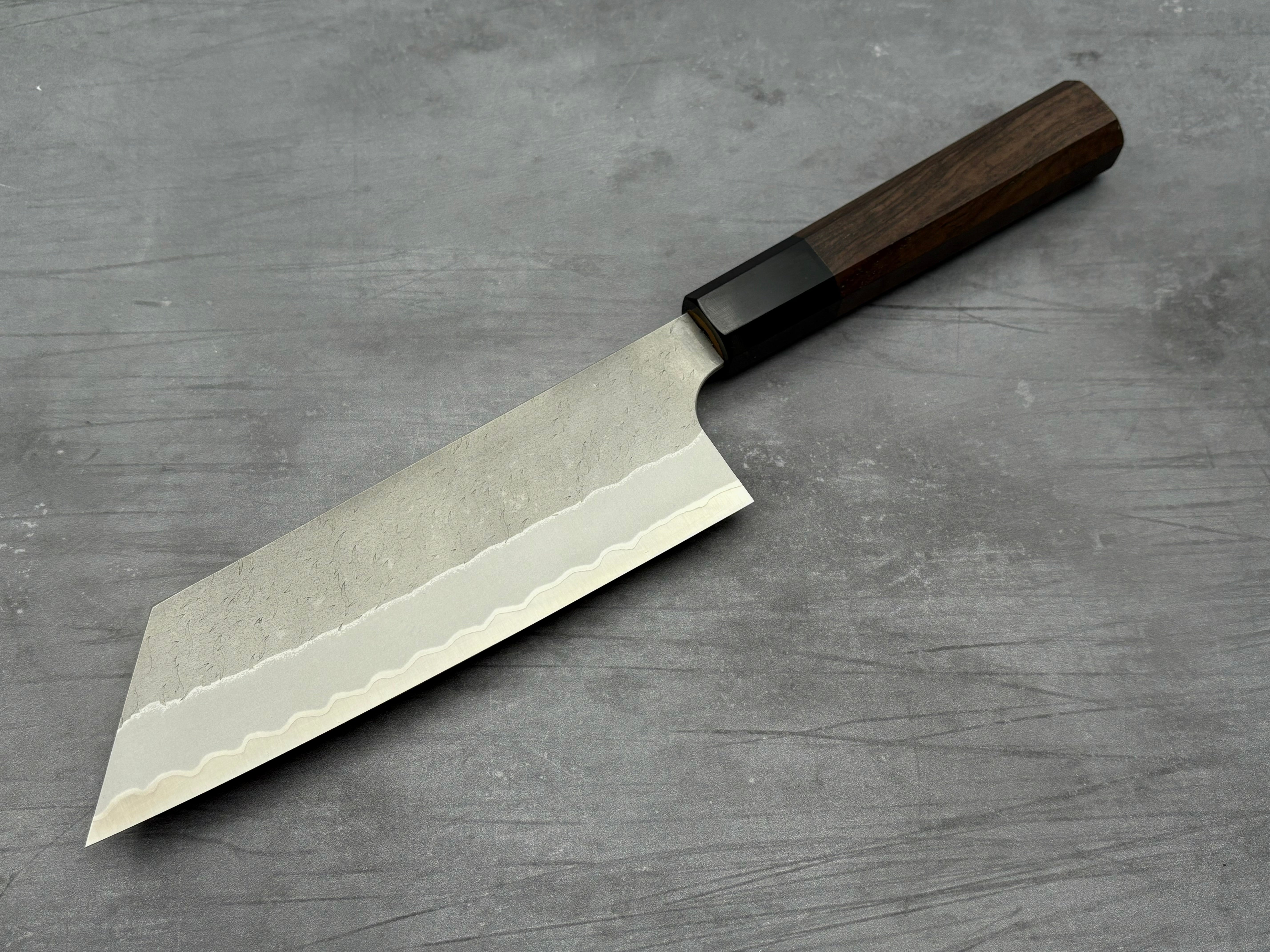Nigara Hamono AS Nakiri Knife - Japanese Vegetable Knife for Professional Chefs & Home Cooking - Perfect for Chopping, Slicing & Dicing Vegetables