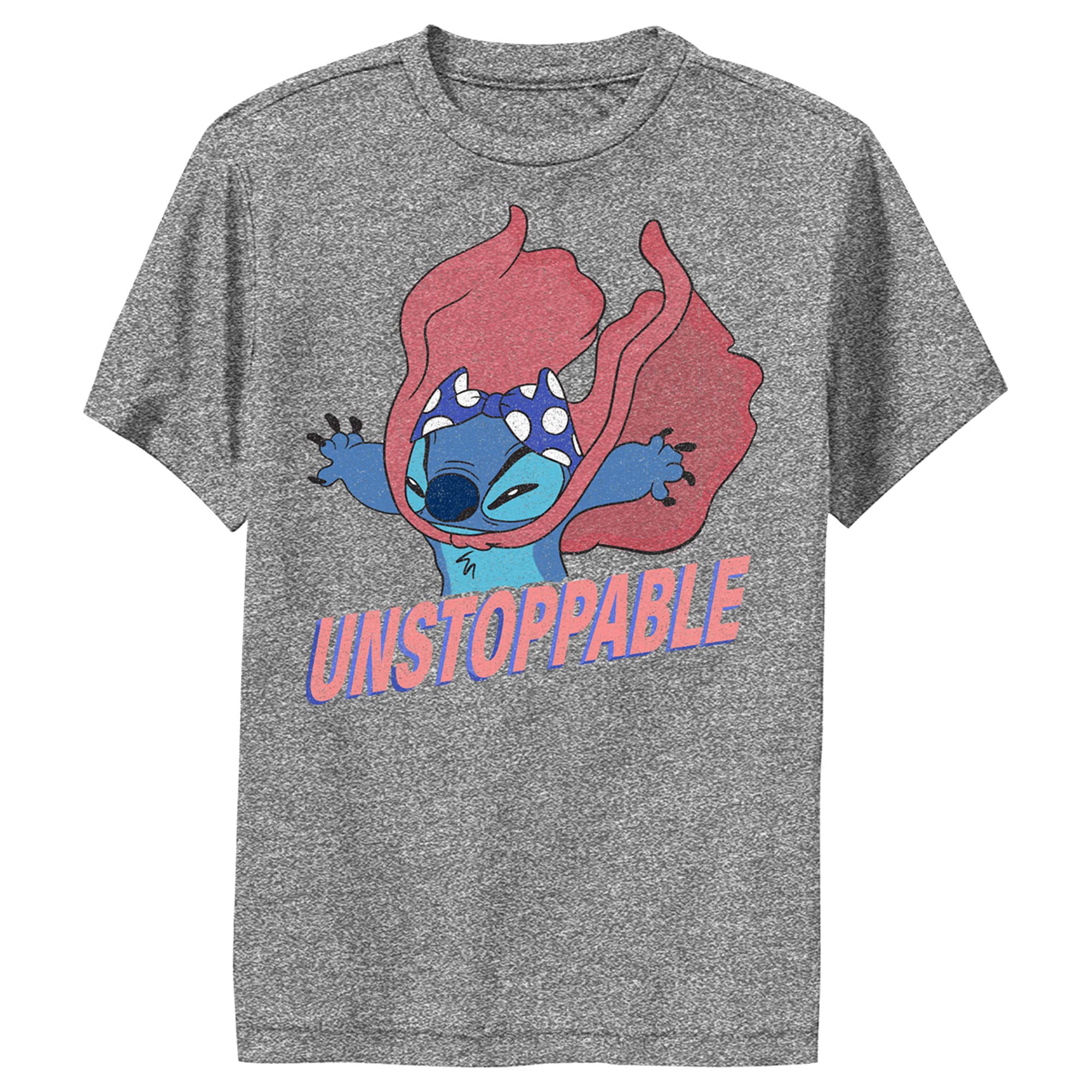 Disney Lilo & Stitch Unstoppable Boys' Performance T-Shirt - Soft & Breathable for Sports, Play & Everyday Wear