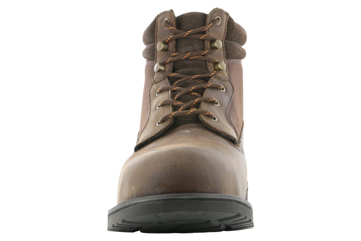 Hoss Scout 6 Steel Toe Work Boots for Men - Safety Toe, Slip Resistant, Comfortable Work Shoes for Construction, Warehouse & Outdoor Jobs
