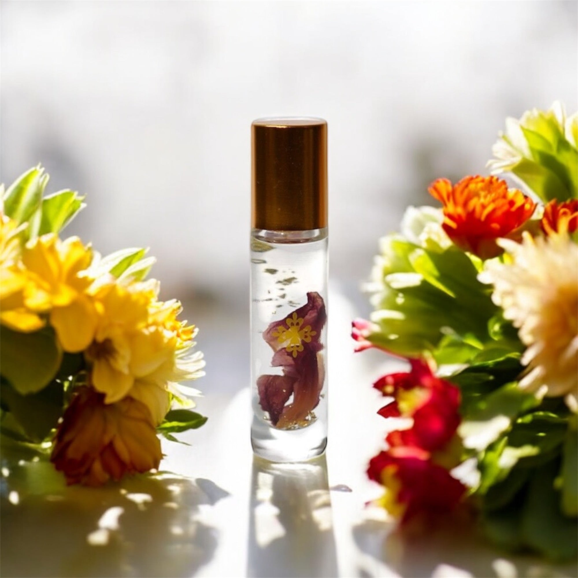 Roll On Perfume for Women - Pink Floral Scented Essential Oil Perfume Stick, Long Lasting Fragrance for Daily Use, Travel, Work & Special Occasions