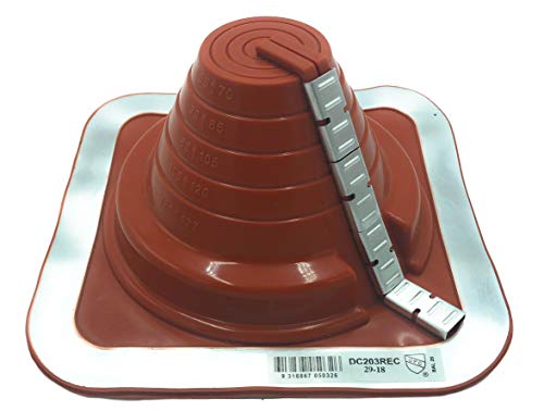 Red Silicone - Square Base Zipper Boot